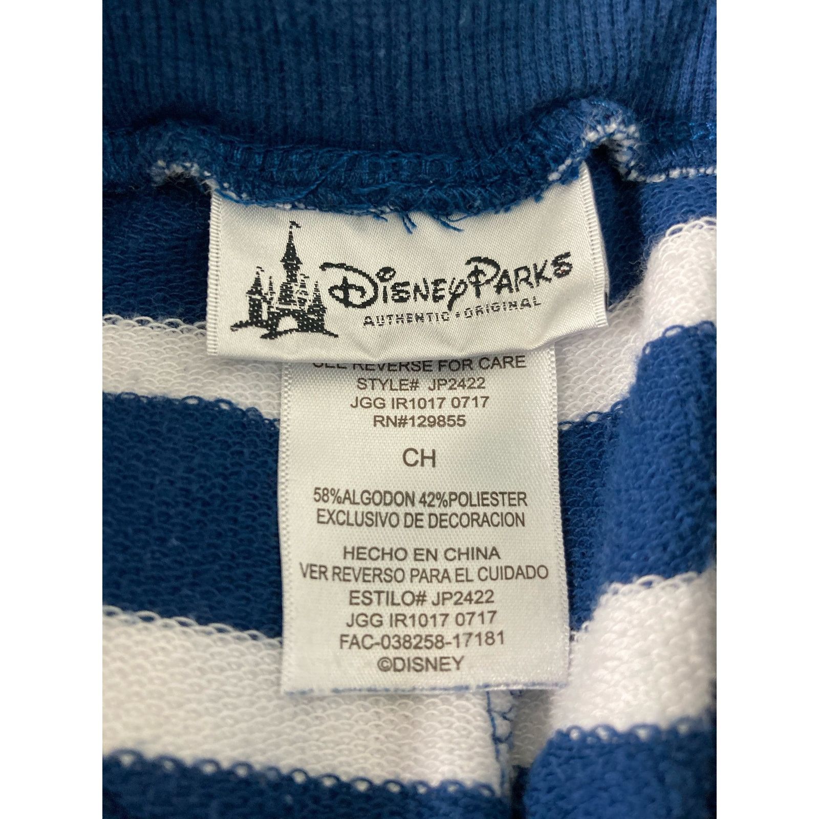 Disney Disney Parks Striped Pajama Pants Womens S Blue Minnie Mouse Size S / US 4 / IT 40 - 3 Thumbnail