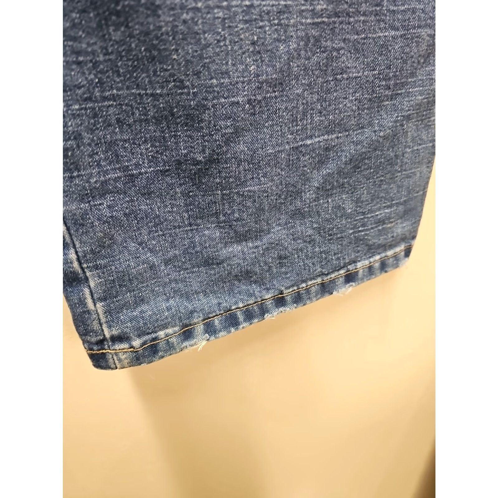 Denime VINTAGE Miskeen Denim Jeans Wide Leg 40 42x34.5 Blue Embroidered 5-Pocket Mens Shirt? Size US 40 / EU 56 - 7 Thumbnail