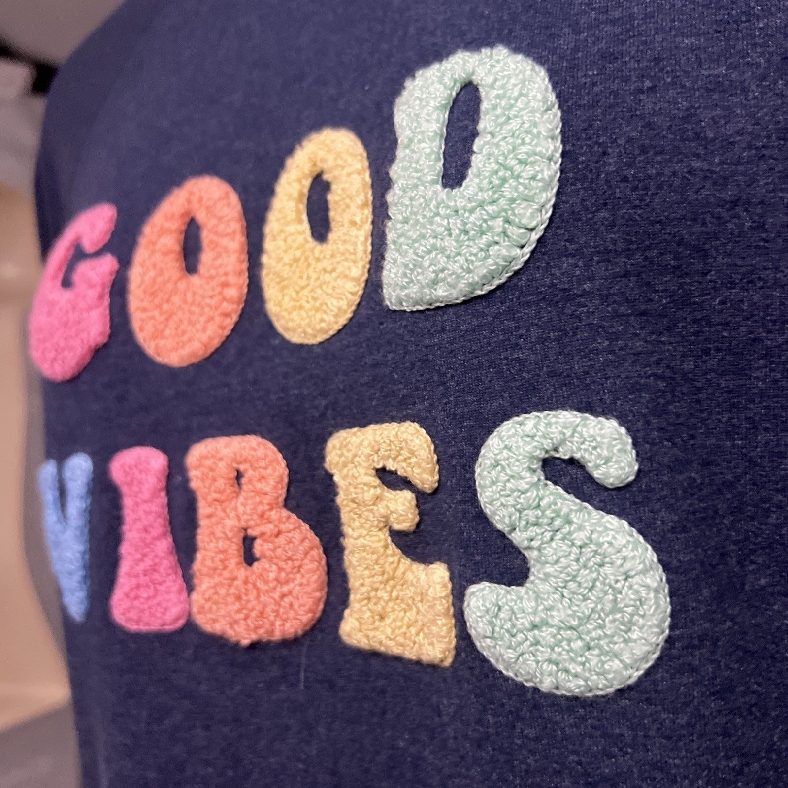 Wildfox Wildfox Blue Good Vibes Graphic Pullover Sweatshirt Medium Size M / US 6-8 / IT 42-44 - 7 Thumbnail