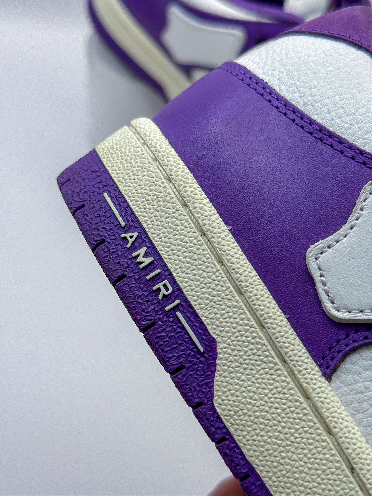 Amiri AMIRI Skel Top Low "Purple White" 2022 Skeleton Bones Size US 13 / EU 46 - 11 Thumbnail