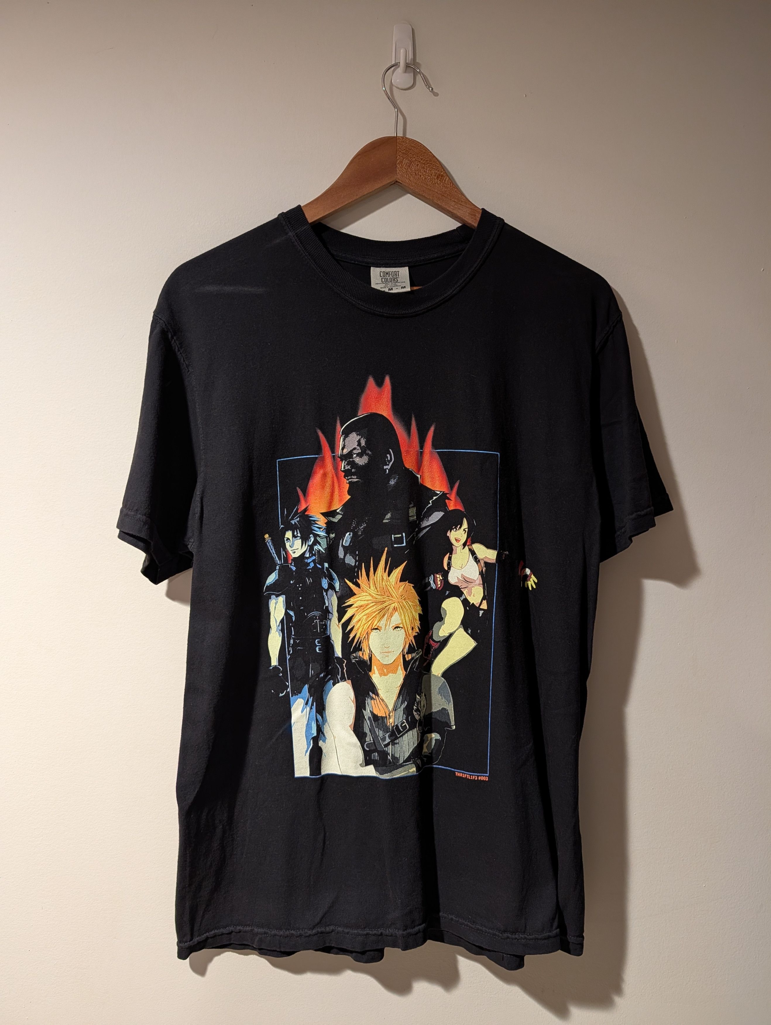 Playstation Final Fantasy 7 thr1ftl1f3 Video Game Black Medium T-Shirt Size US M / EU 48-50 / 2 - 1 Thumbnail