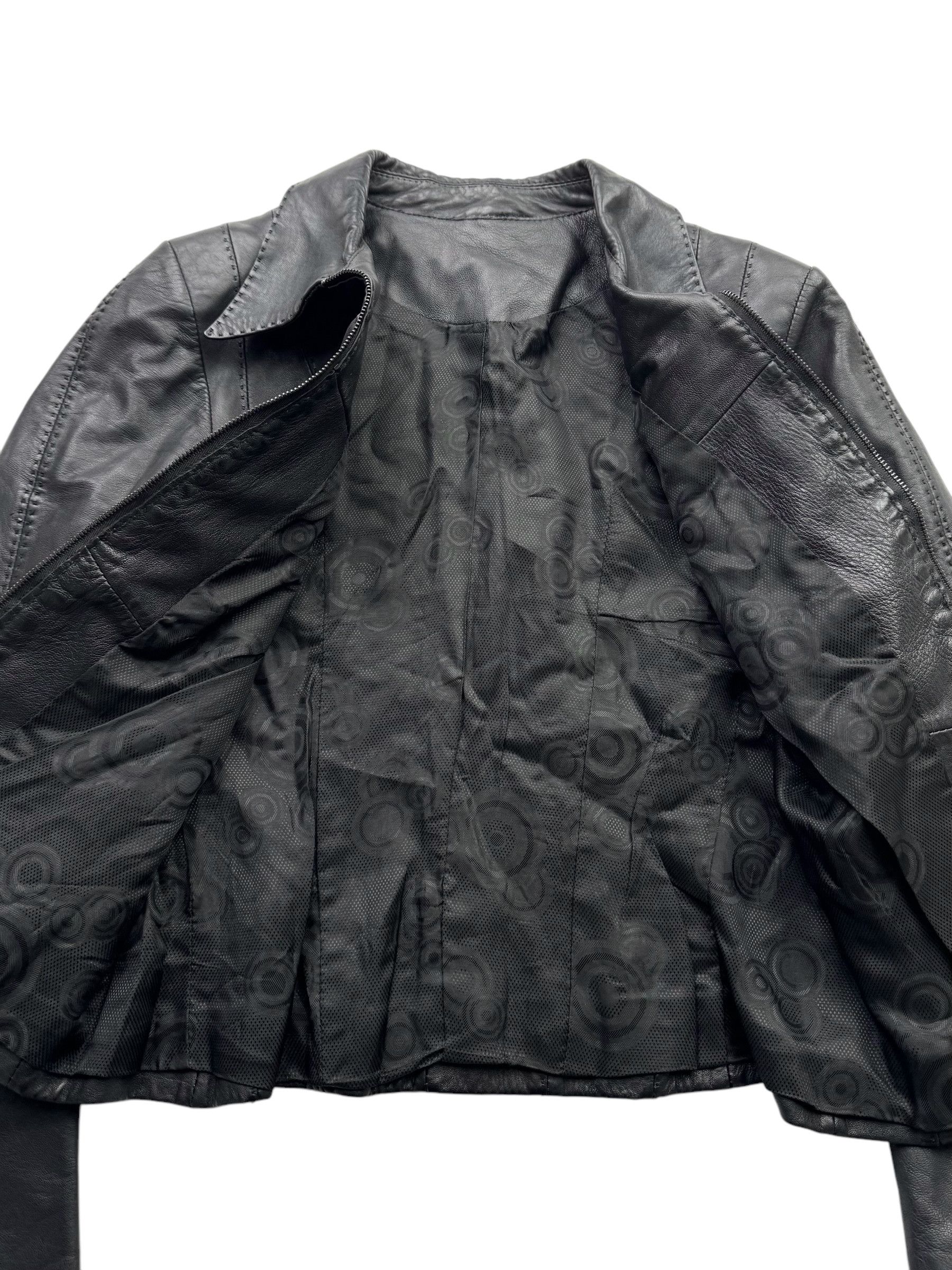 Japanese Brand Vintage Cropped Leather Jacket W43(V9) Size XS / US 0-2 / IT 36-38 - 3 Thumbnail