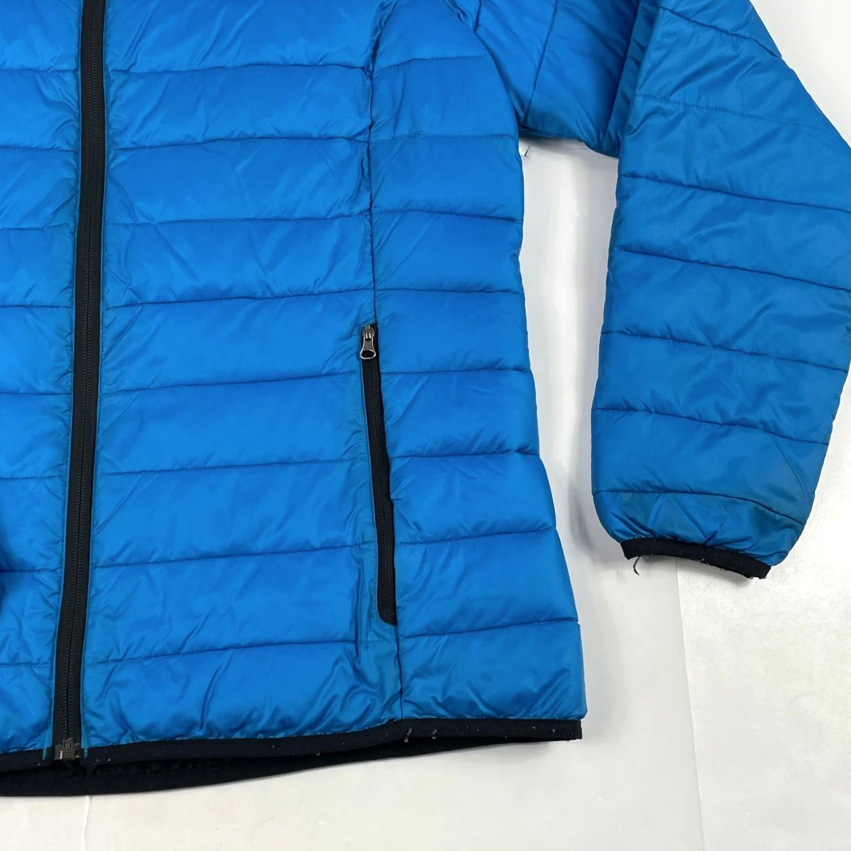 Vintage Columbia Jacket Women Large Blue Powder Lite Puffer Full Zip Hiking Snowboarding Size L / US 10 / IT 46 - 4 Thumbnail