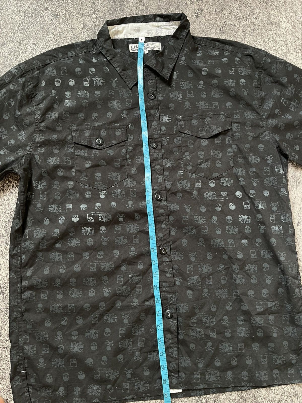 Japanese Brand Y2K SPLENDID SATISFACTION IFSIXWASNINE SKULL SHIRT Size US XL / EU 56 / 4 - 10 Thumbnail