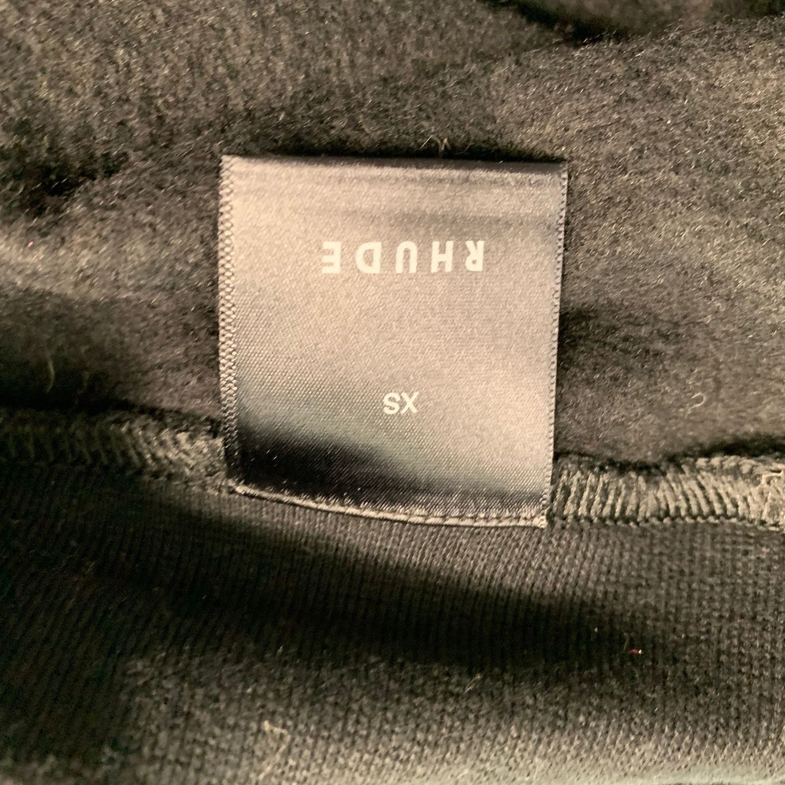 Rhude RHUDE XS Black White Graphic Cotton Crew-Neck Sweatshirt Size US XS / EU 42 / 0 - 5 Thumbnail