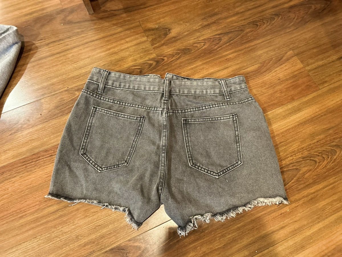 Shein Grey Denim Shorts Size 34" / US 12 / IT 48 - 4 Thumbnail
