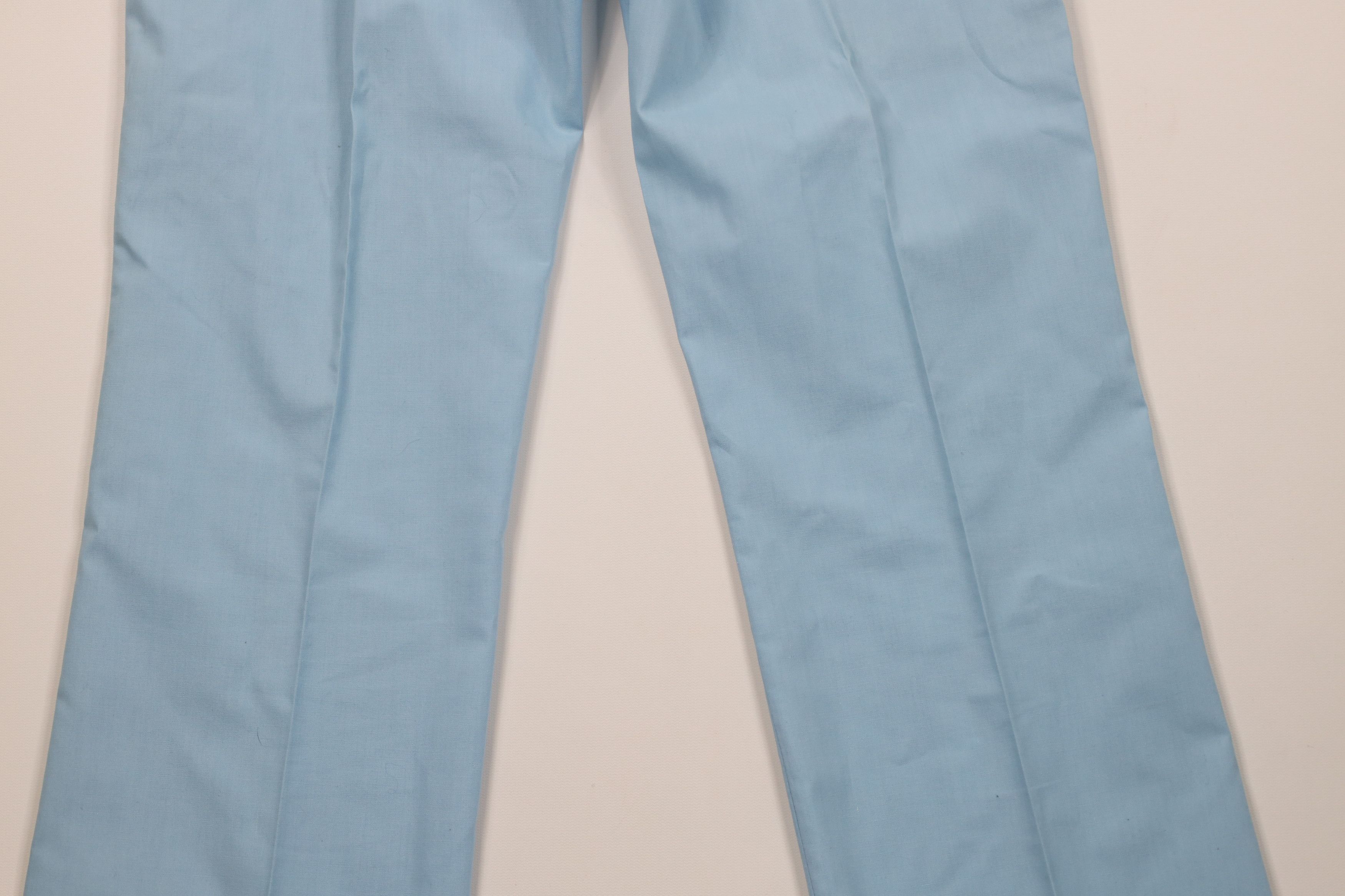Vintage Vintage 70s Streetwear Wide Leg Chino Pants Carolina Blue US Size US 30 / EU 46 - 11 Thumbnail