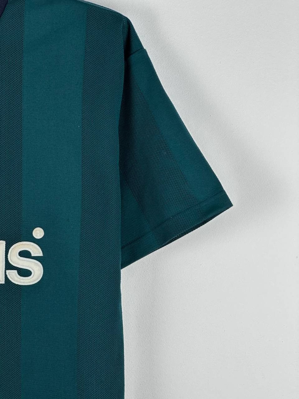 Adidas Mens 90s Vintage Adidas Stripped T-shirt big logo Size US M / EU 48-50 / 2 - 5 Thumbnail
