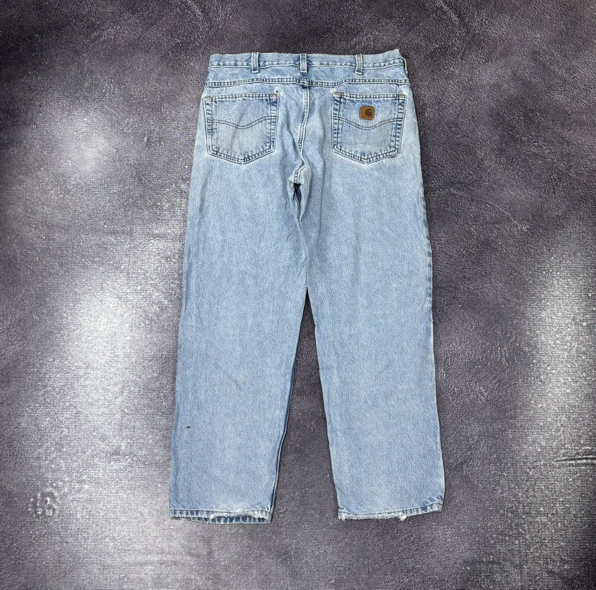 Carhartt Vintage Carhartt 90s Faded Light Blue USA Denim Baggy Jeans Size US 36 / EU 52 - 1 Thumbnail