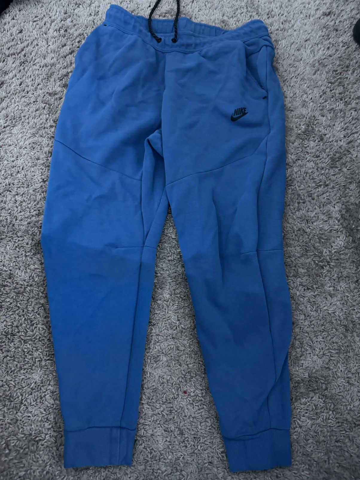 Nike blue nike tech sweatpants Size US 32 / EU 48 - 1 Thumbnail
