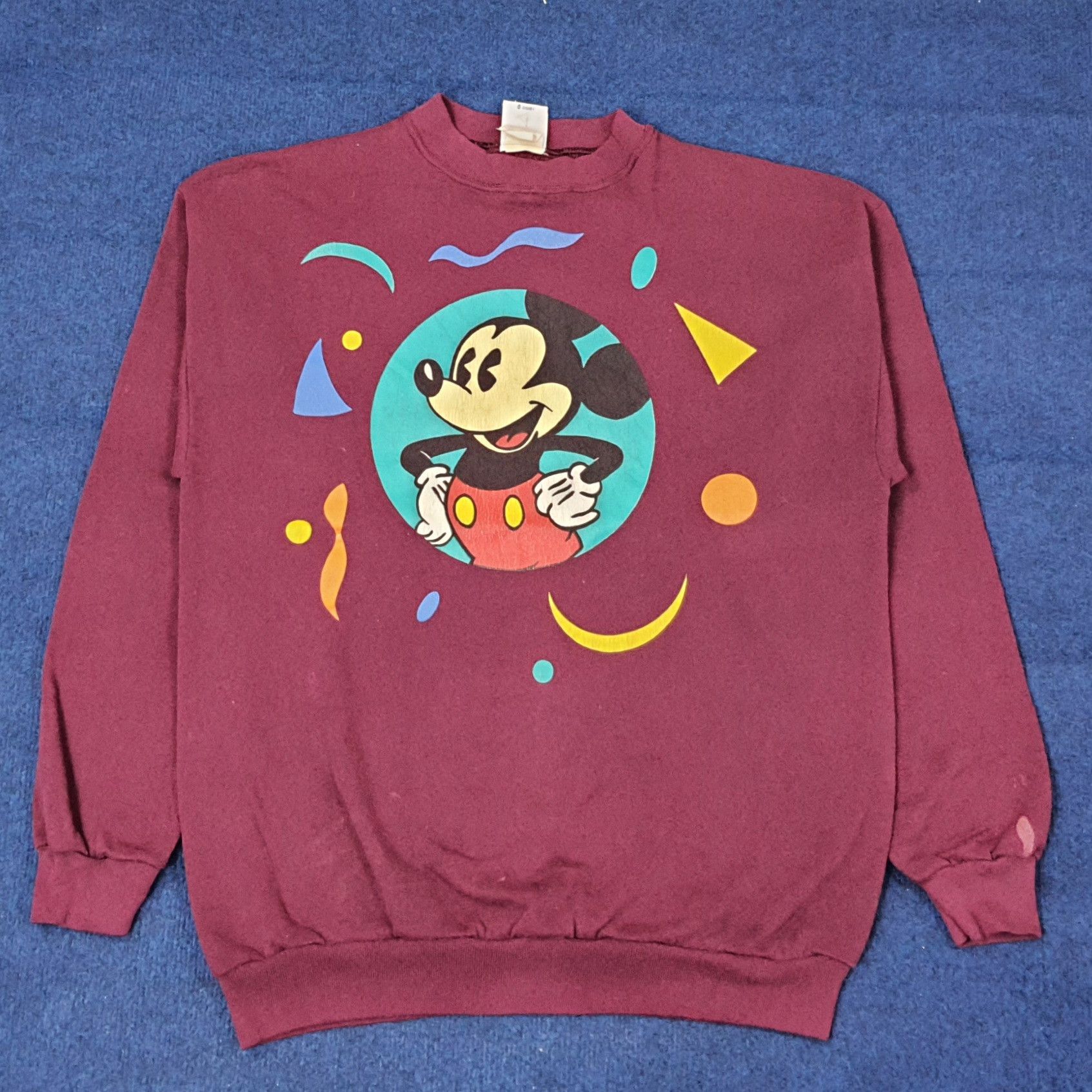 Mickey Mouse Vintage Disney Mickey Mouse Sweatshirt C255N18 Size US M / EU 48-50 / 2 - 1 Thumbnail