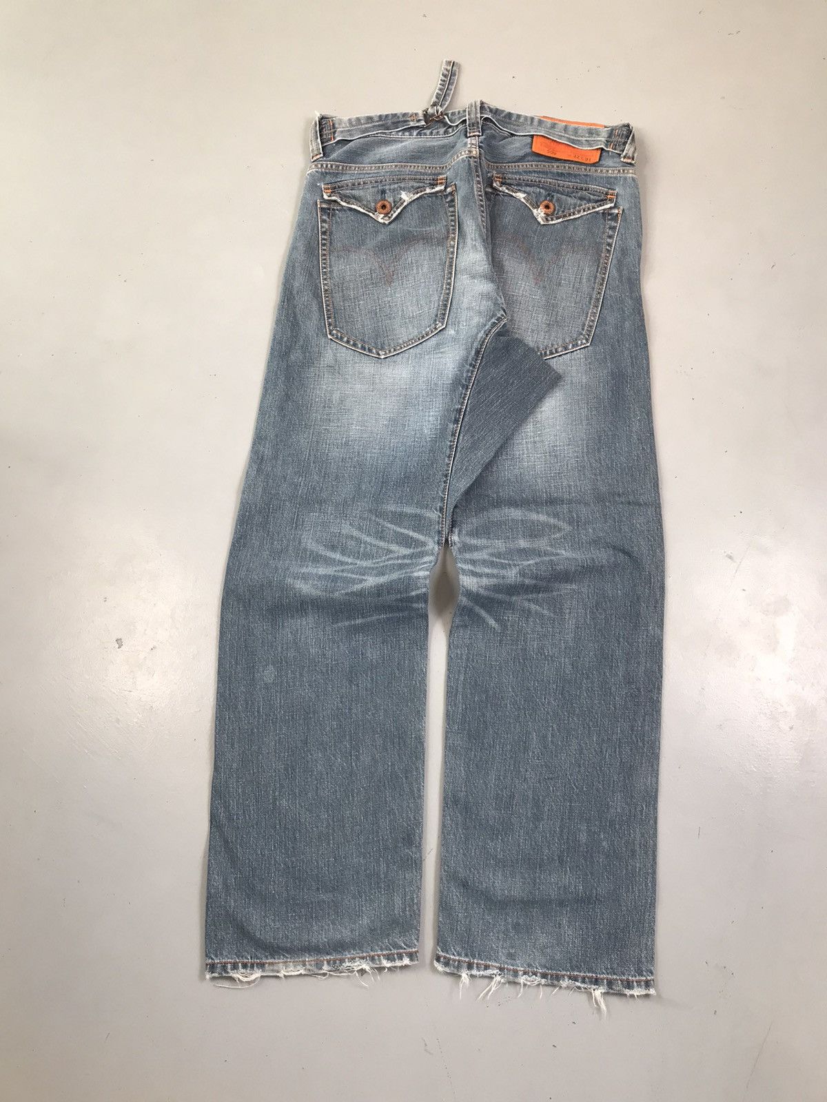 Levi's Vintage Levi’s buckle belt denim Size US 35 - 3 Thumbnail