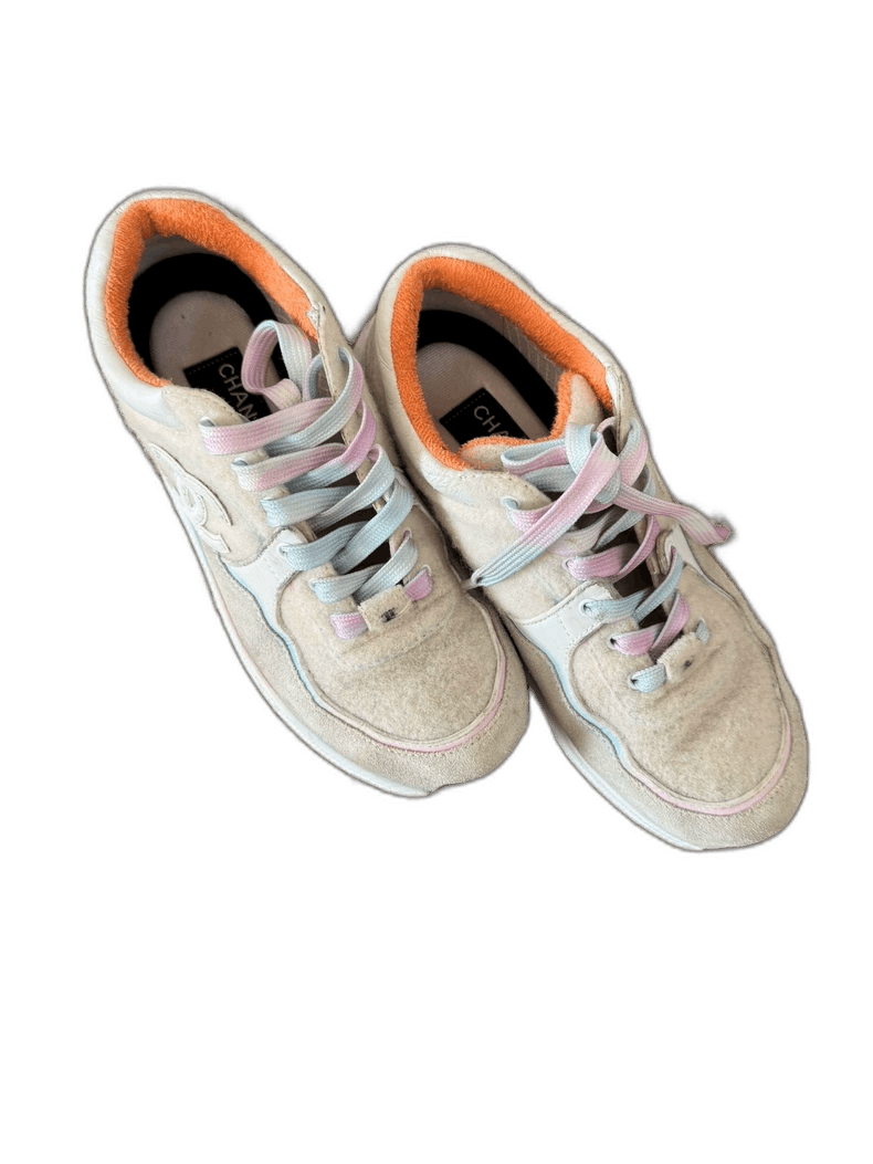 Chanel Chanel Classic Double C Sports Sneakers Size US 7 / IT 37 - 1 Thumbnail