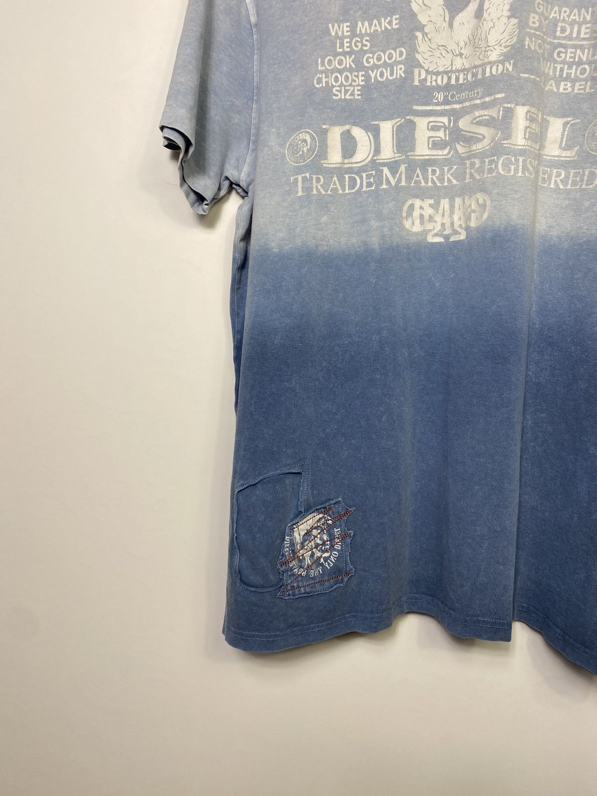 Diesel Vintage Diesel Big Logo Y2k T-shirt Tee Size US M / EU 48-50 / 2 - 4 Thumbnail