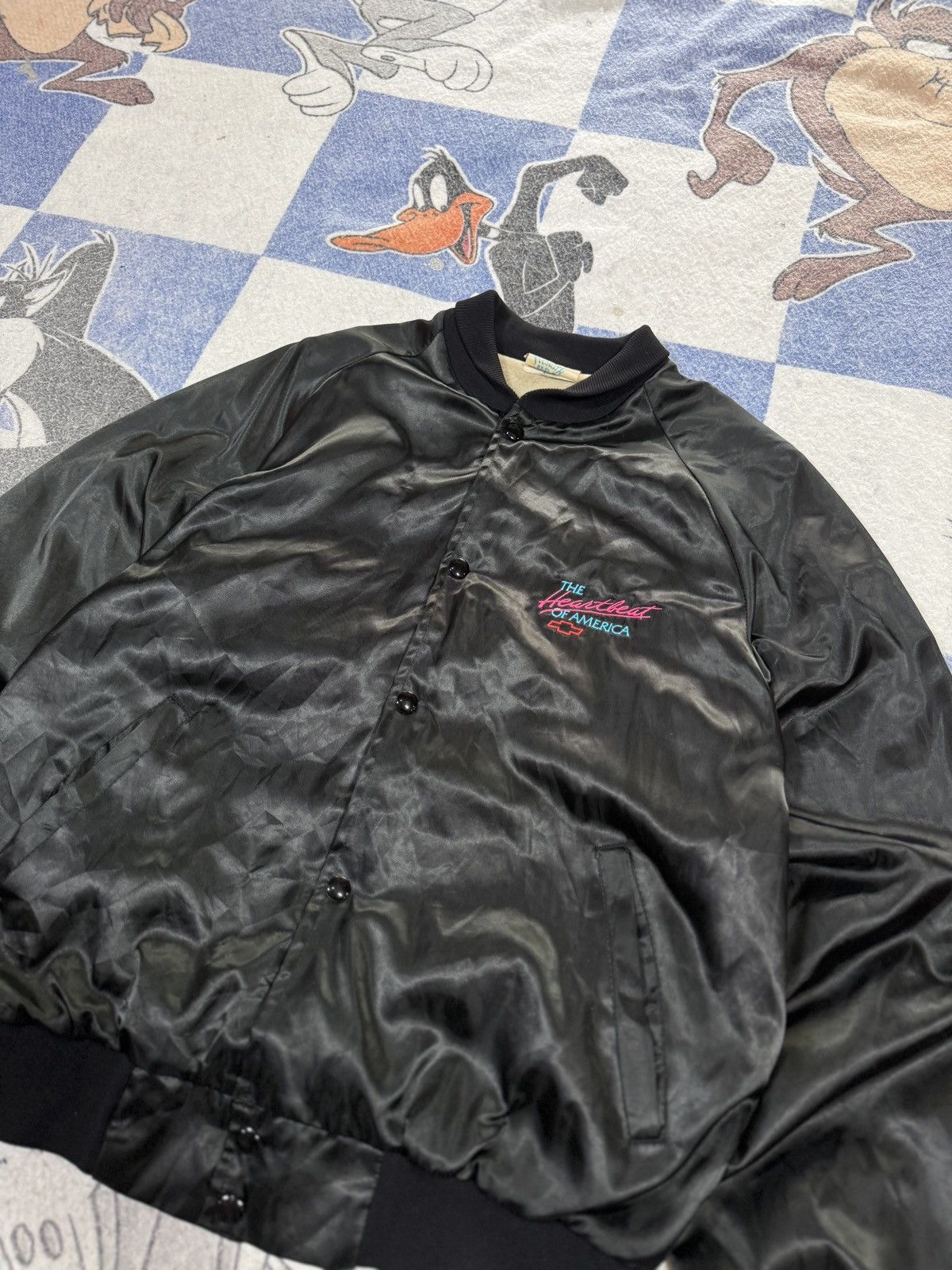 Chevrolet Vintage chevy satin bomber jacket Size US L / EU 52-54 / 3 - 2 Thumbnail