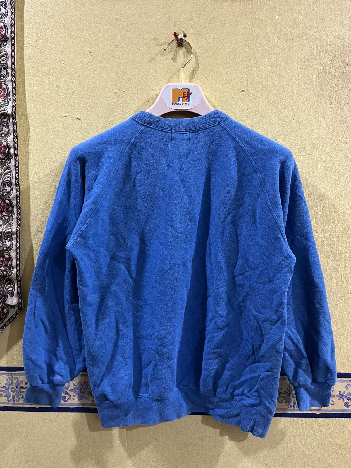 Lee vintage Lee plain blue crewneck sweatshirt Size US M / EU 48-50 / 2 - 2 Thumbnail