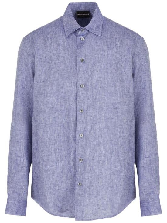 Emporio Armani EMPORIO ARMANI Men Long Tops 01SM0L 010F9919 Blue Size US XL / EU 56 / 4 - 1 Thumbnail