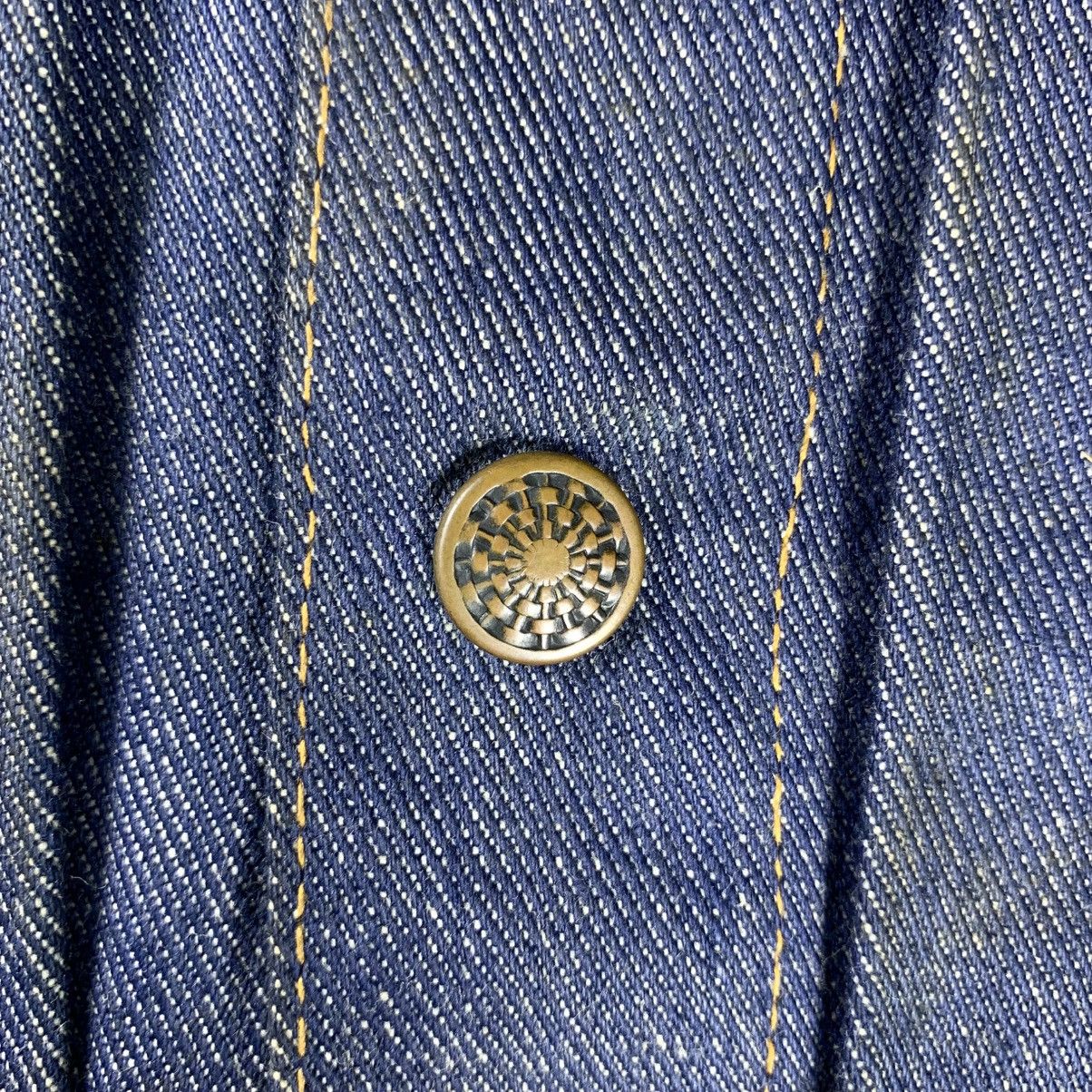 Vintage 1940s denim blue Jeans selvedge jacket with 1950s Size US M / EU 48-50 / 2 - 5 Thumbnail