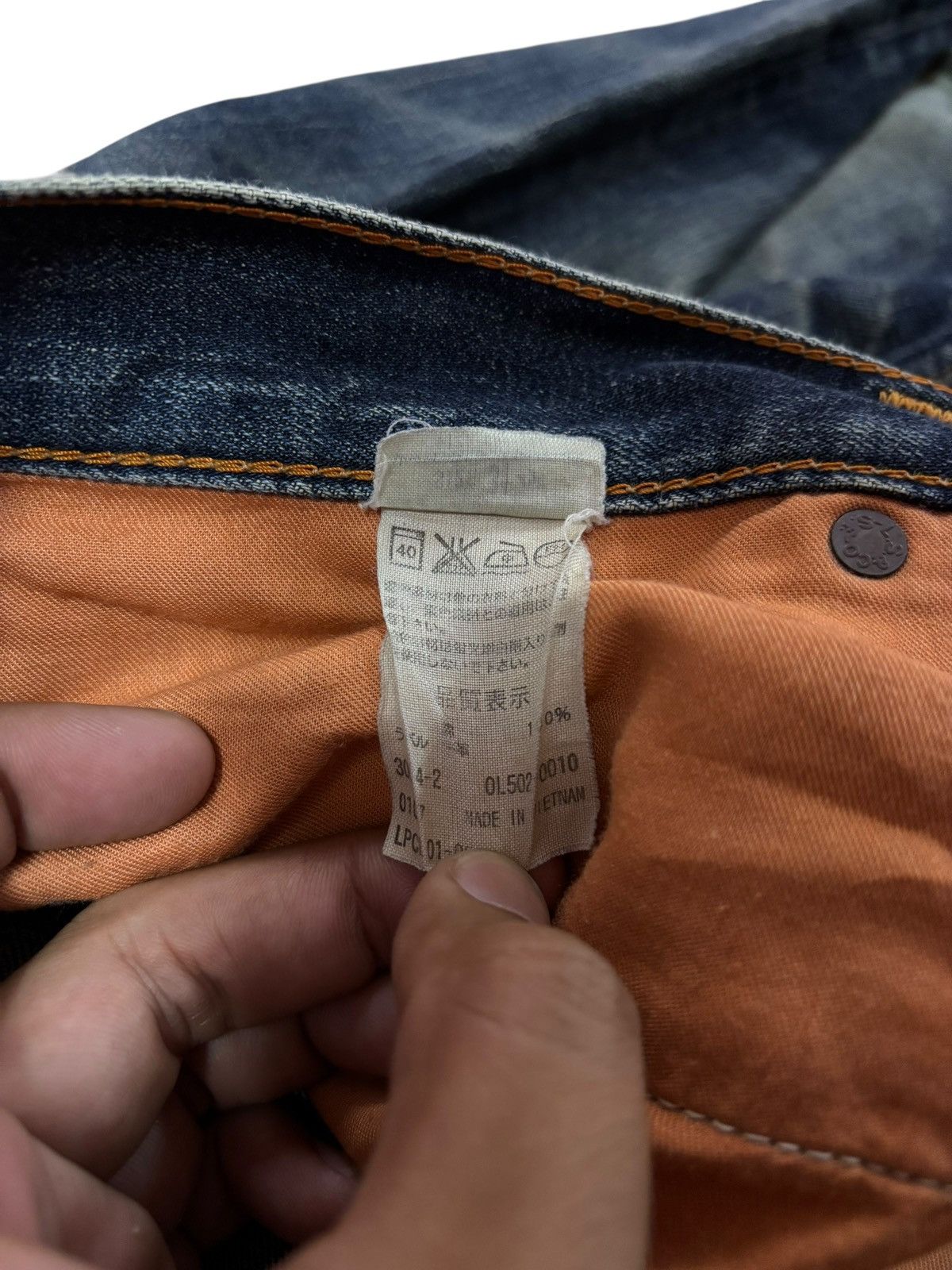 Levi's Vtg Y2k Levis 502 Jeans Size US 32 / EU 48 - 7 Thumbnail