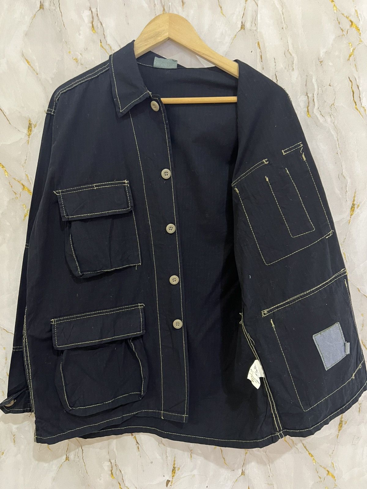 Vintage Vintage Denim Jacket – Classic Style (Tag Missing) Size US L / EU 52-54 / 3 - 3 Thumbnail