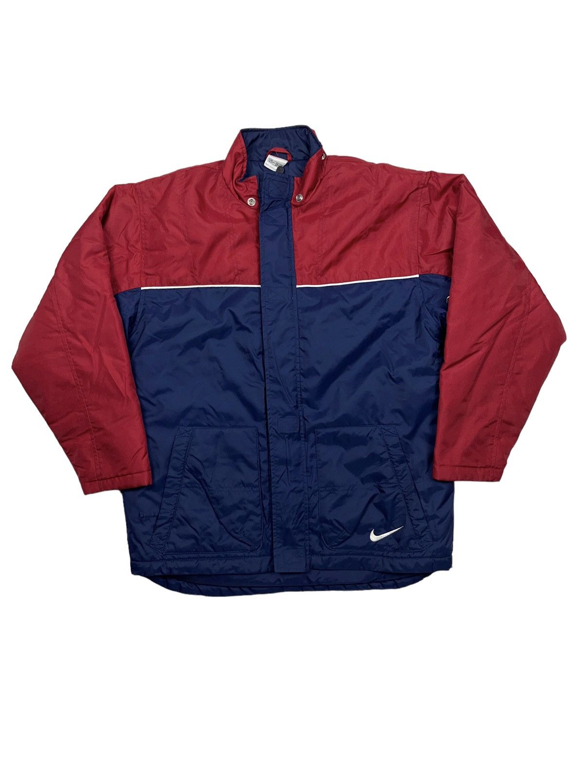 Vintage 90s Nike Puffer Jacket Big Swoosh