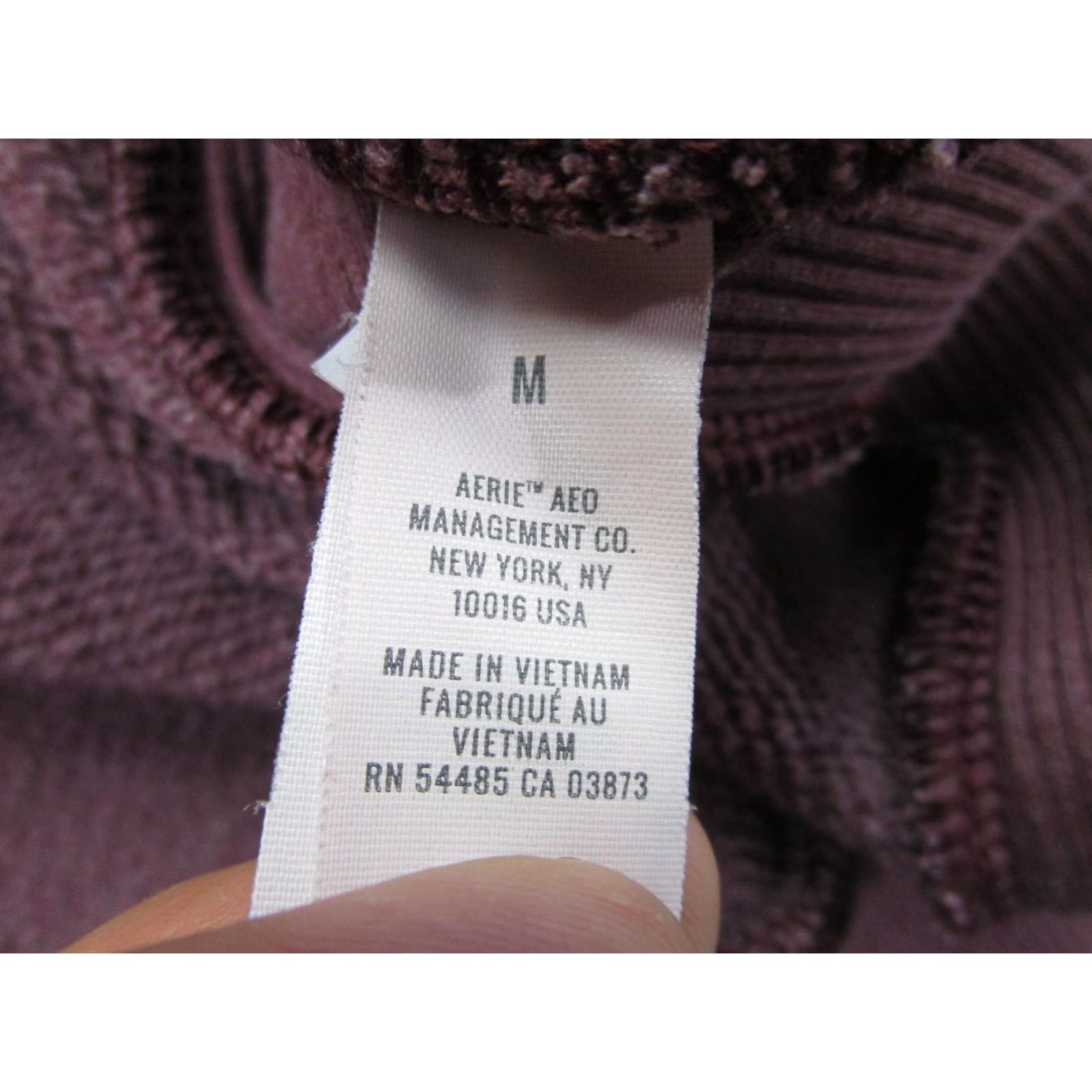 Vintage Aerie Sweatshirt Womens M Pink Crewneck Side Slit Boxy Oversized Cozy Pullover Size M / US 6-8 / IT 42-44 - 7 Thumbnail