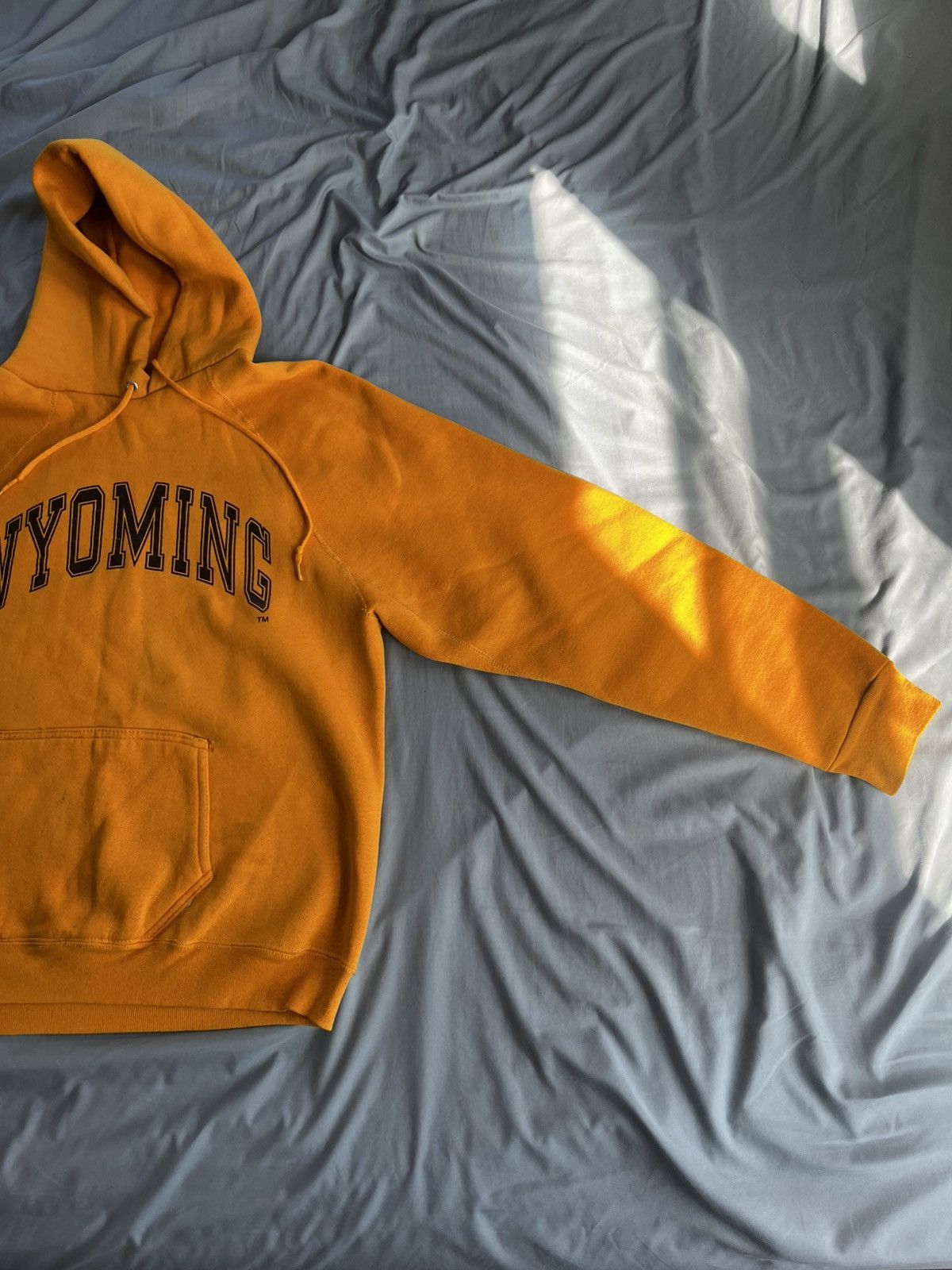 Vintage Vintage 80s 90s Wyoming Hoodie Discus Athletics Size US XL / EU 56 / 4 - 2 Thumbnail