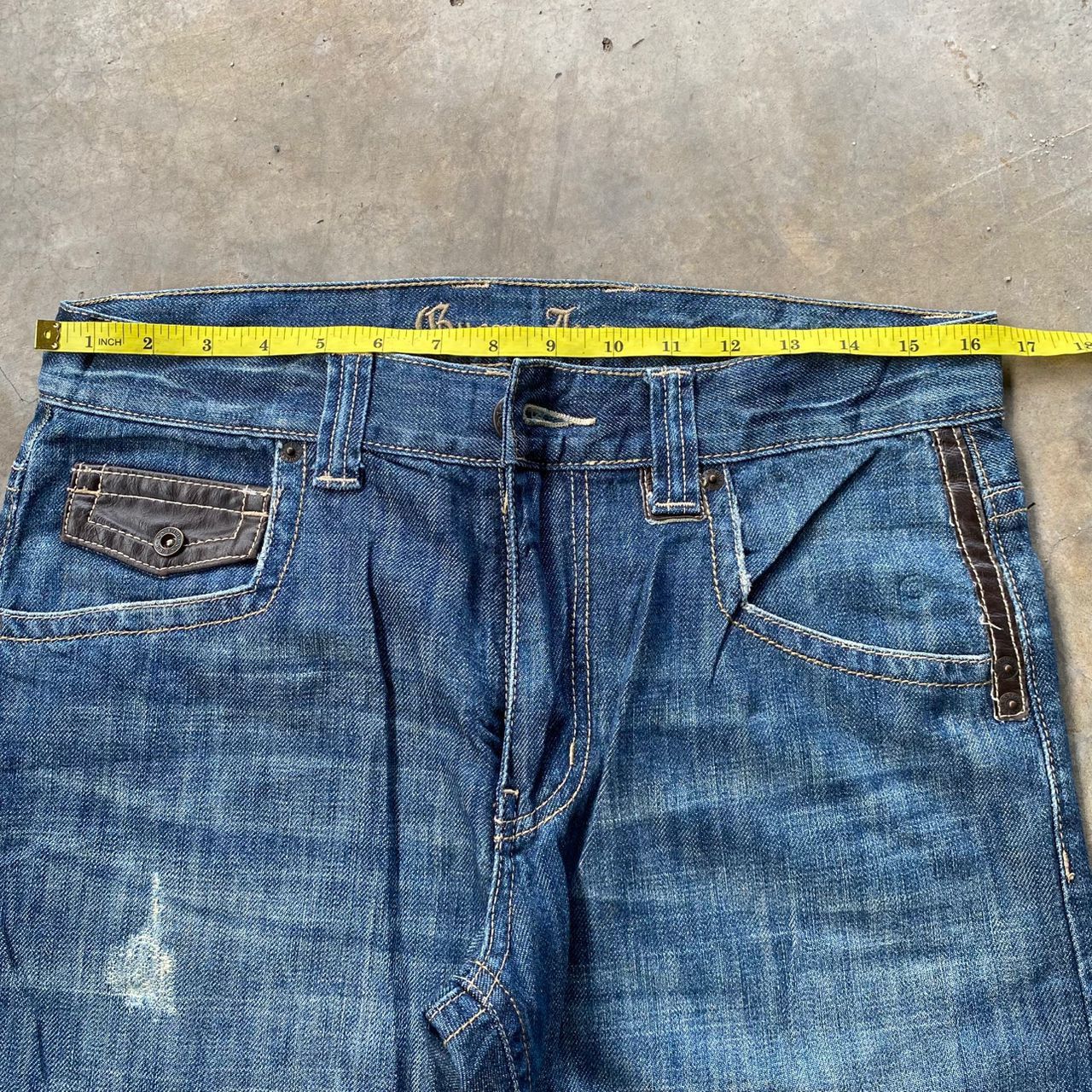 Guess 💥Flare💥Vintage Guess Jeans Denim Size US 33 - 4 Thumbnail