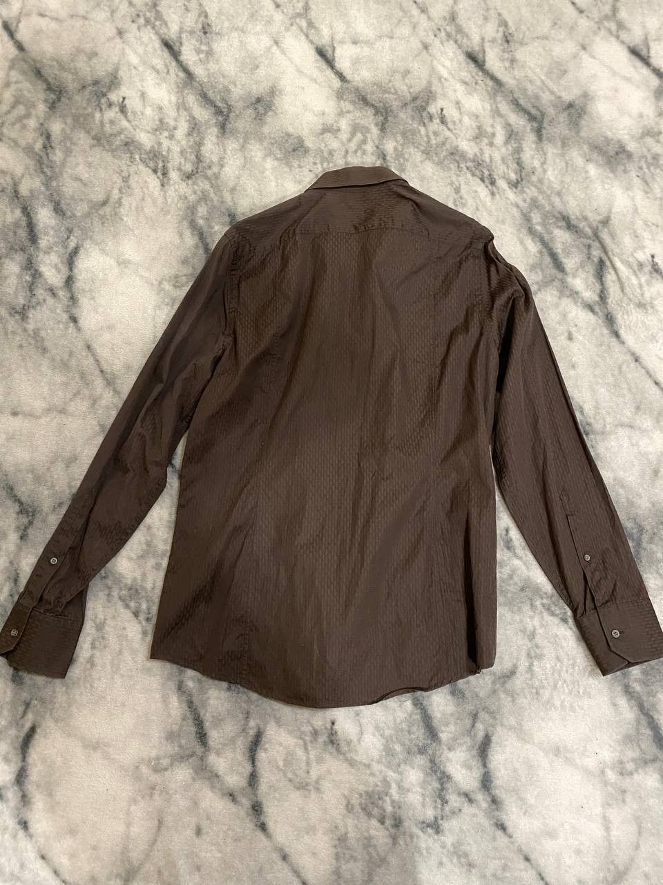 Gucci Gucci Brown GG Monogram Shirt Luxury Designer Button-Up Size US S / EU 44-46 / 1 - 9 Thumbnail