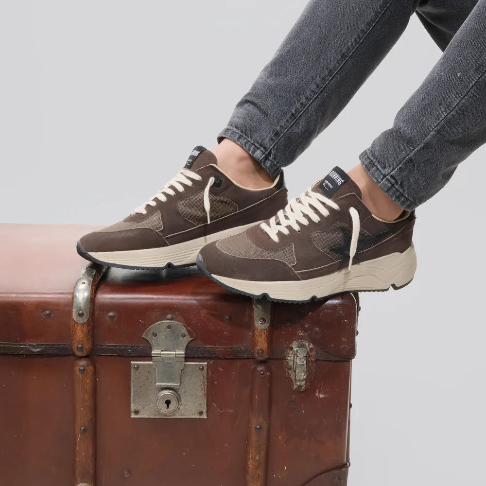Golden Goose o1bcso1str0126 Runner Suede Sneakers in Brown Size US 8 / EU 41 - 6 Thumbnail