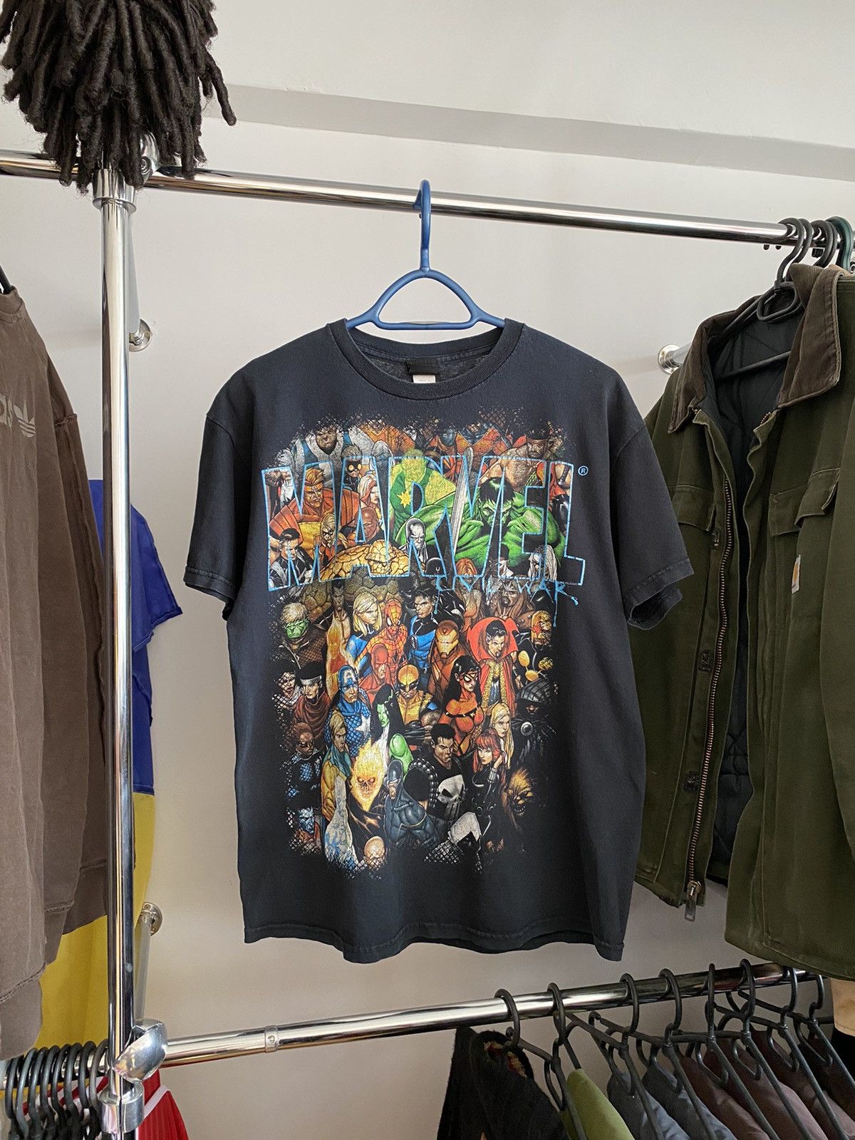 Marvel Comics × Vintage Vintage 2000 Marvel Mad Engine Hero Shirt Size US M / EU 48-50 / 2 - 1 Thumbnail
