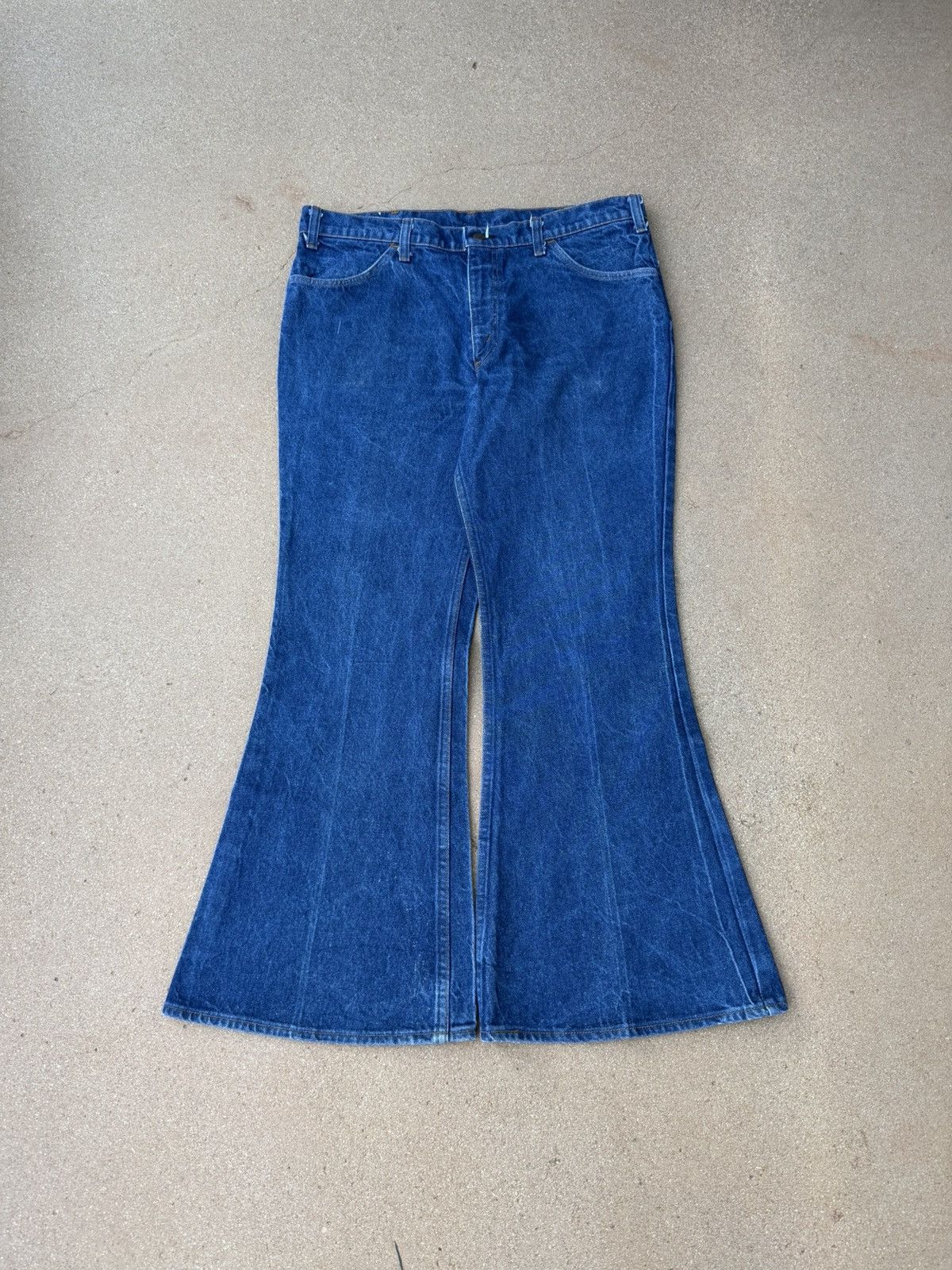 Levi's Vtg 80’s Levi’s 684 Orange Tab Bellbottom Flare Jeans 36x29 Size US 36 / EU 52 - 1 Thumbnail