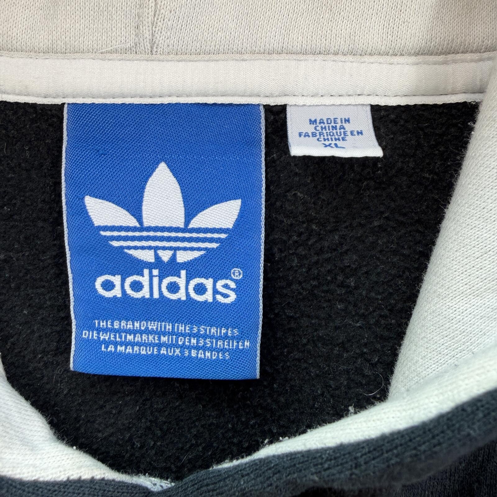 Adidas Adidas Originals Trefoil Hoodie XL Black Pullover Sweatshirt Size US XL / EU 56 / 4 - 4 Thumbnail