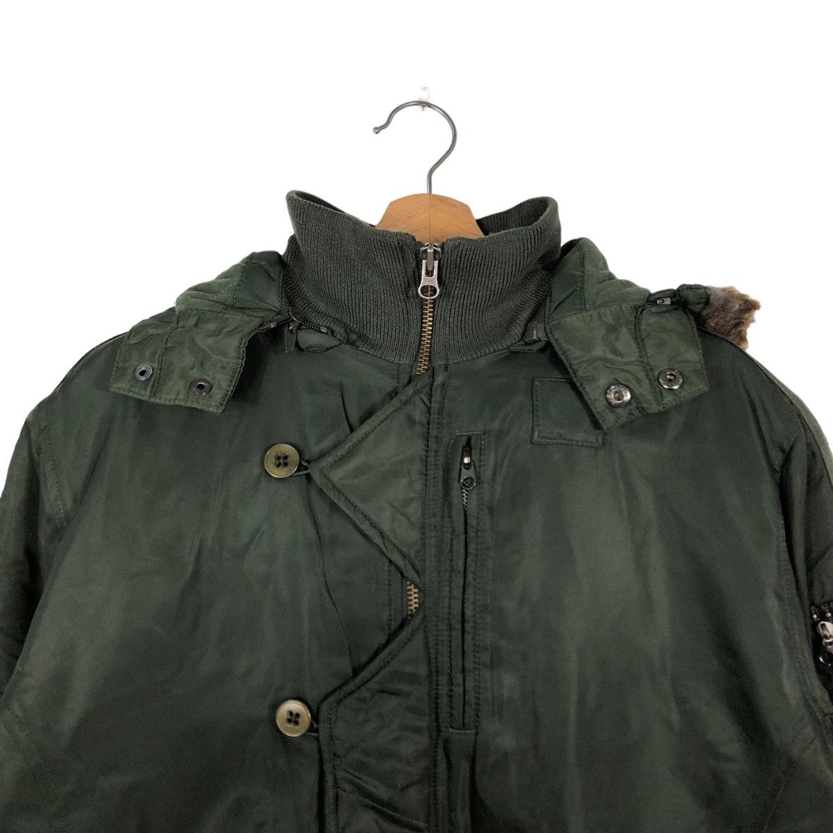Japanese Brand 🔥90’s Parka Jacket Mink Fur Hoodie Triple Five Essential Size US S / EU 44-46 / 1 - 3 Thumbnail