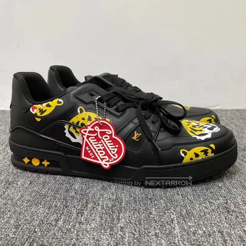 Louis Vuitton Louis Vuitton Nigo tiger-head trainer shoes Size US 10 / EU 43 - 2 Thumbnail