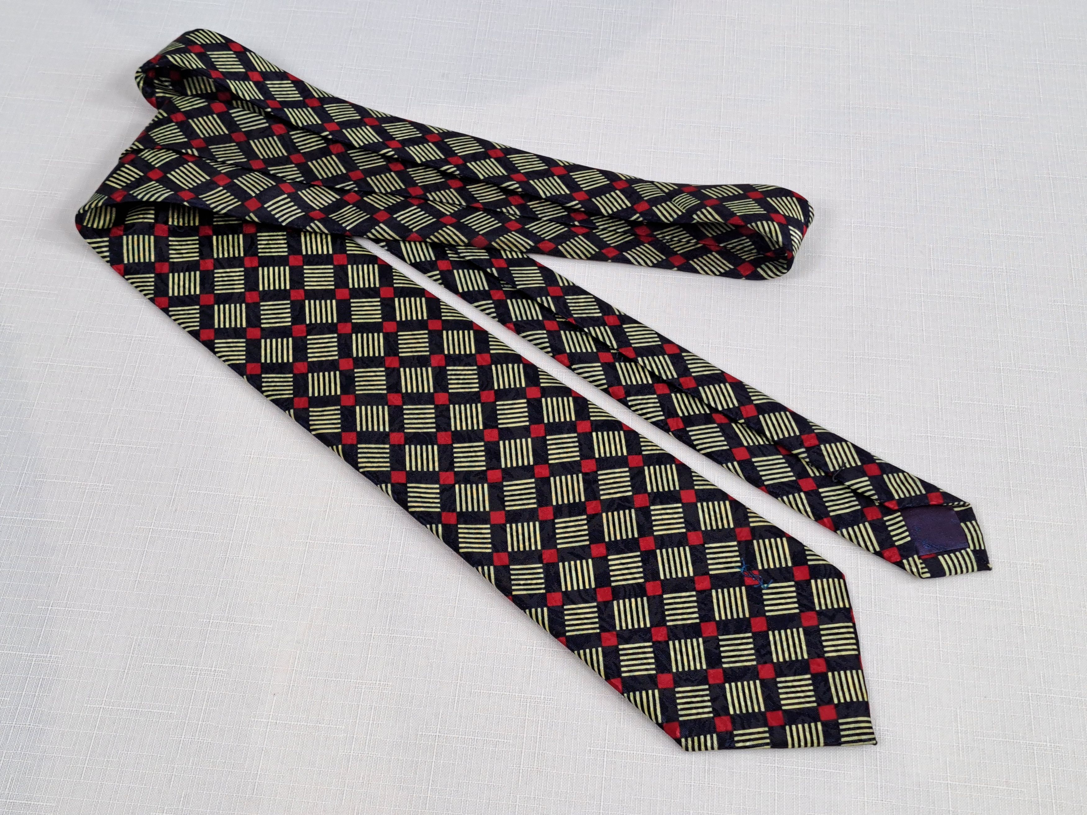 Vintage × Yves Saint Laurent Vintage YVES SAINT LAURENT silk Tie. Size ONE SIZE - 3 Thumbnail