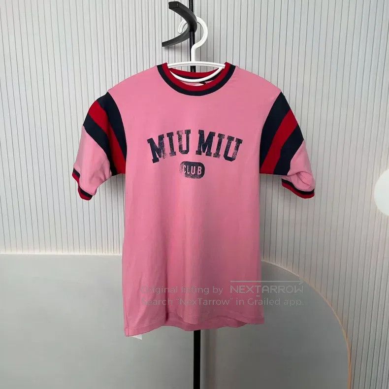 Miu Miu Miu Miu Size XS Cotton short sleeve Size XS / US 0-2 / IT 36-38 - 1 Thumbnail