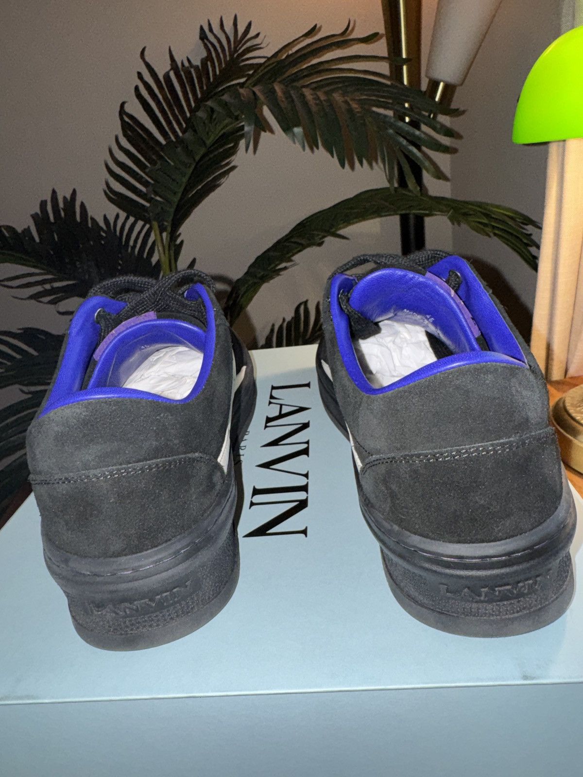 Lanvin Lanvin x Future High Sole Sneakers EU45 Black/Off White Size US 12 / EU 45 - 9 Thumbnail