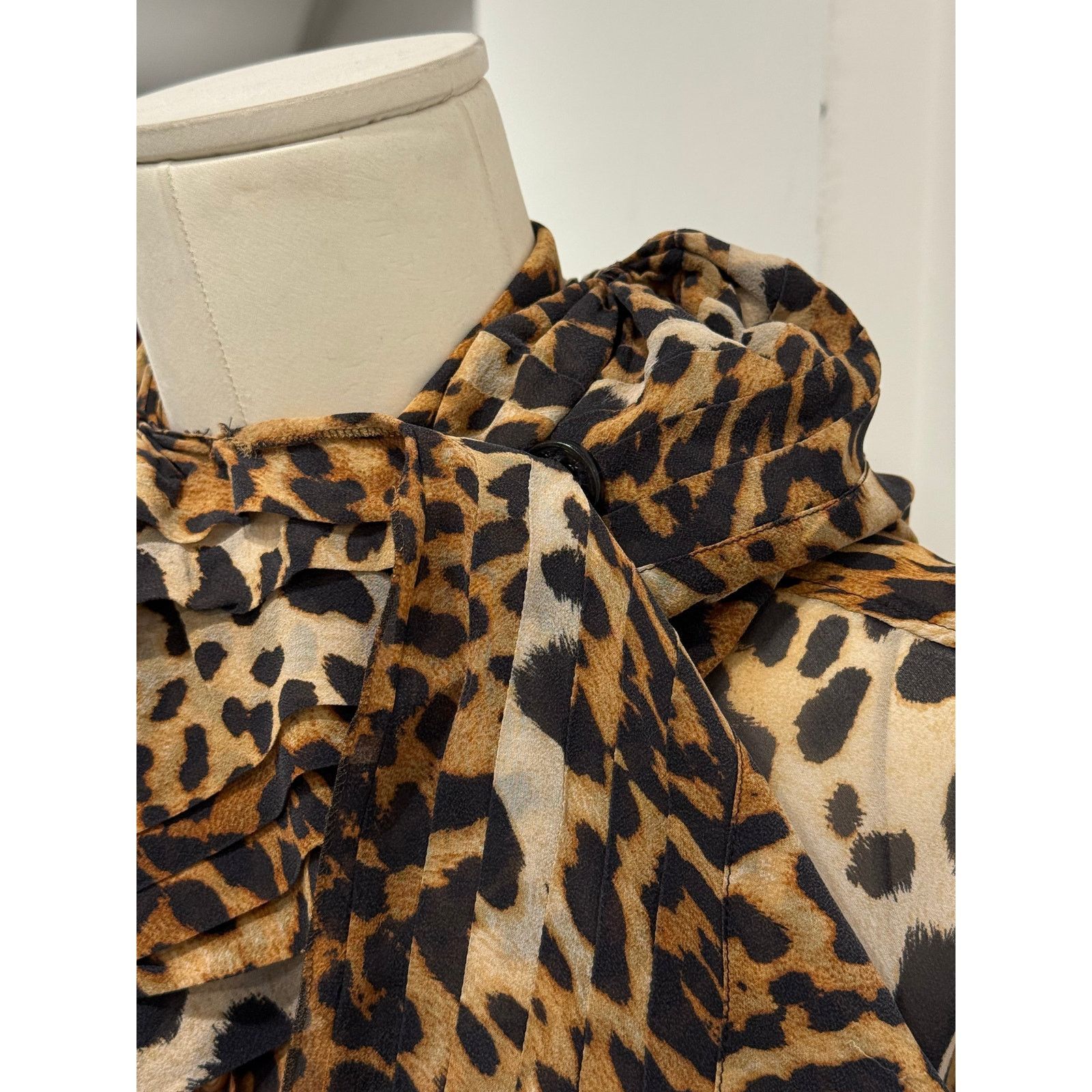 Dior 2004 Christian Dior by John Galliano leopard print shirt Size M / US 6-8 / IT 42-44 - 5 Thumbnail
