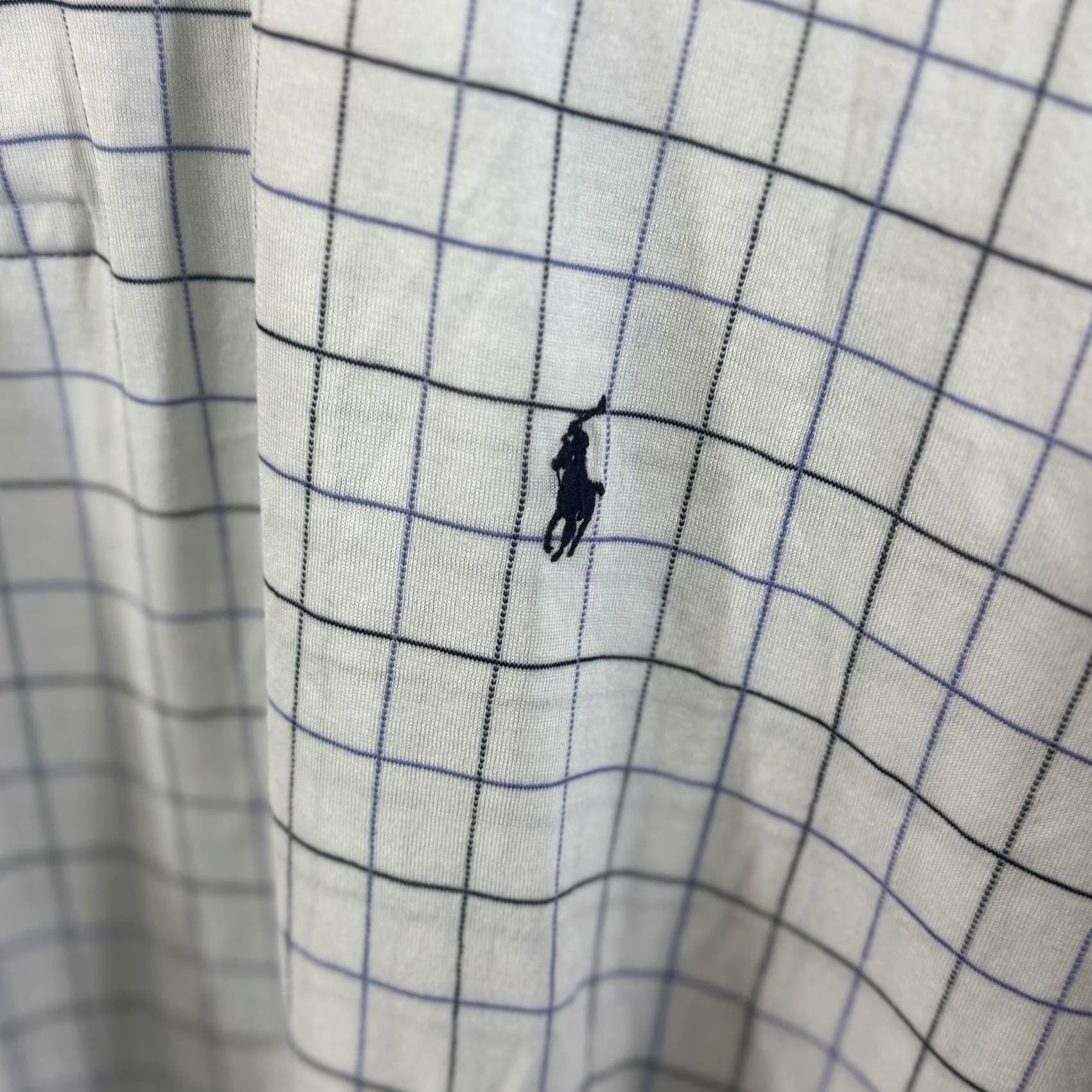 Polo Ralph Lauren Polo Ralph Lauren Polo Shirt Mens XL White Windowpane Check Embroidered Pony Size US XL / EU 56 / 4 - 4 Thumbnail