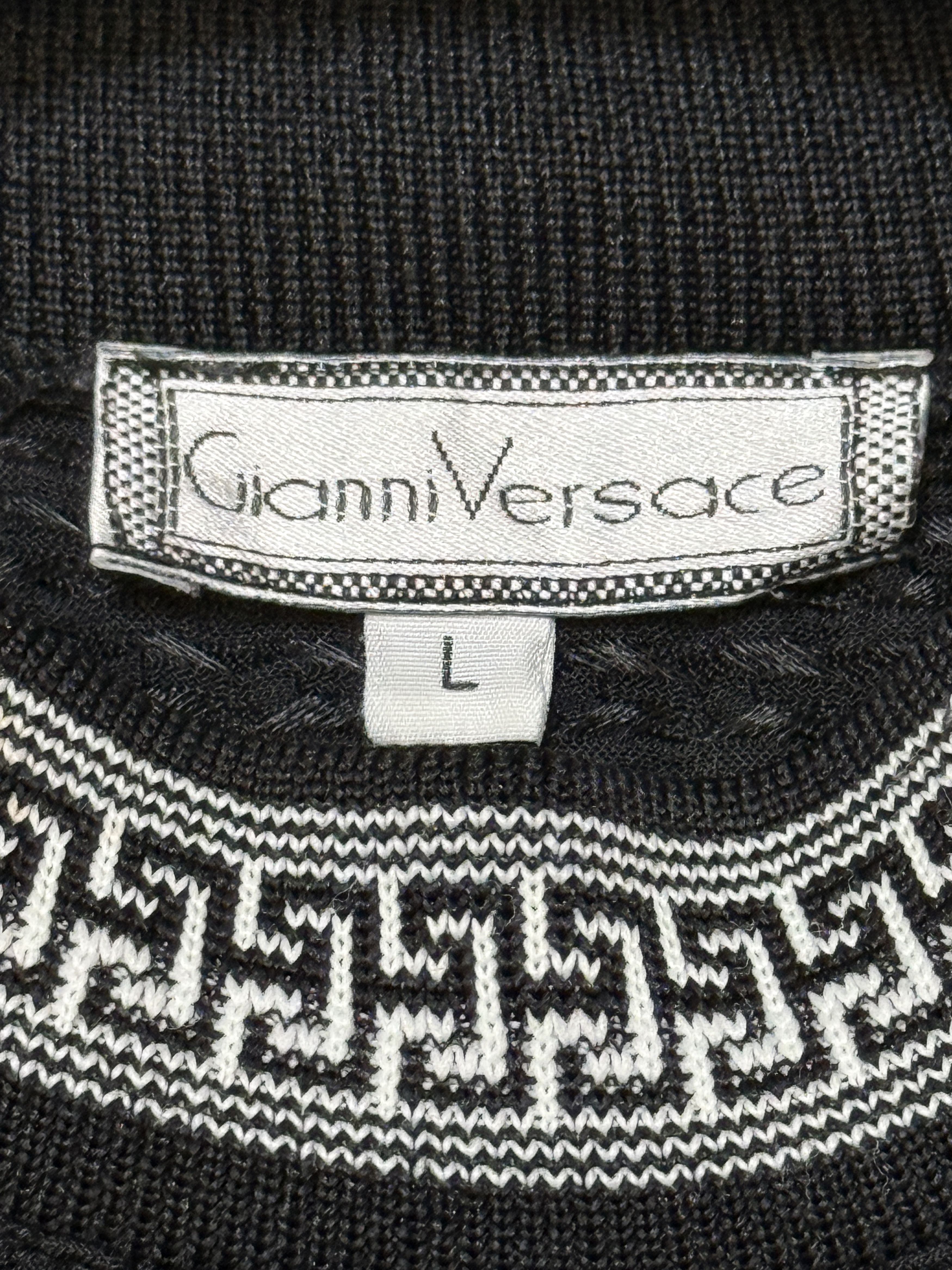 Versace Jeans Couture Rare Vintage Gianni Versace big logo sweater jumper Size US L / EU 52-54 / 3 - 8 Thumbnail