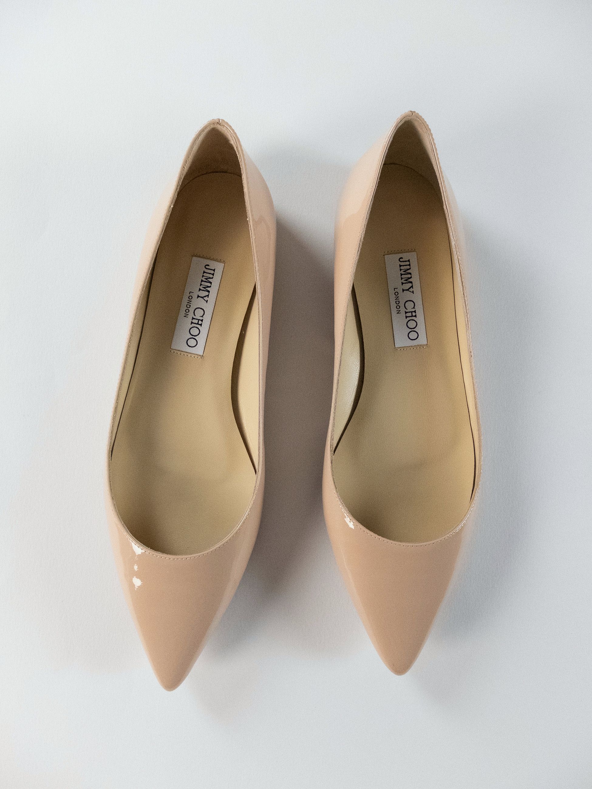 Jimmy Choo JIMMY CHOO Alina powder pink patent leather ballet flats 8.5 Size US 8.5 / IT 38.5 - 2 Thumbnail