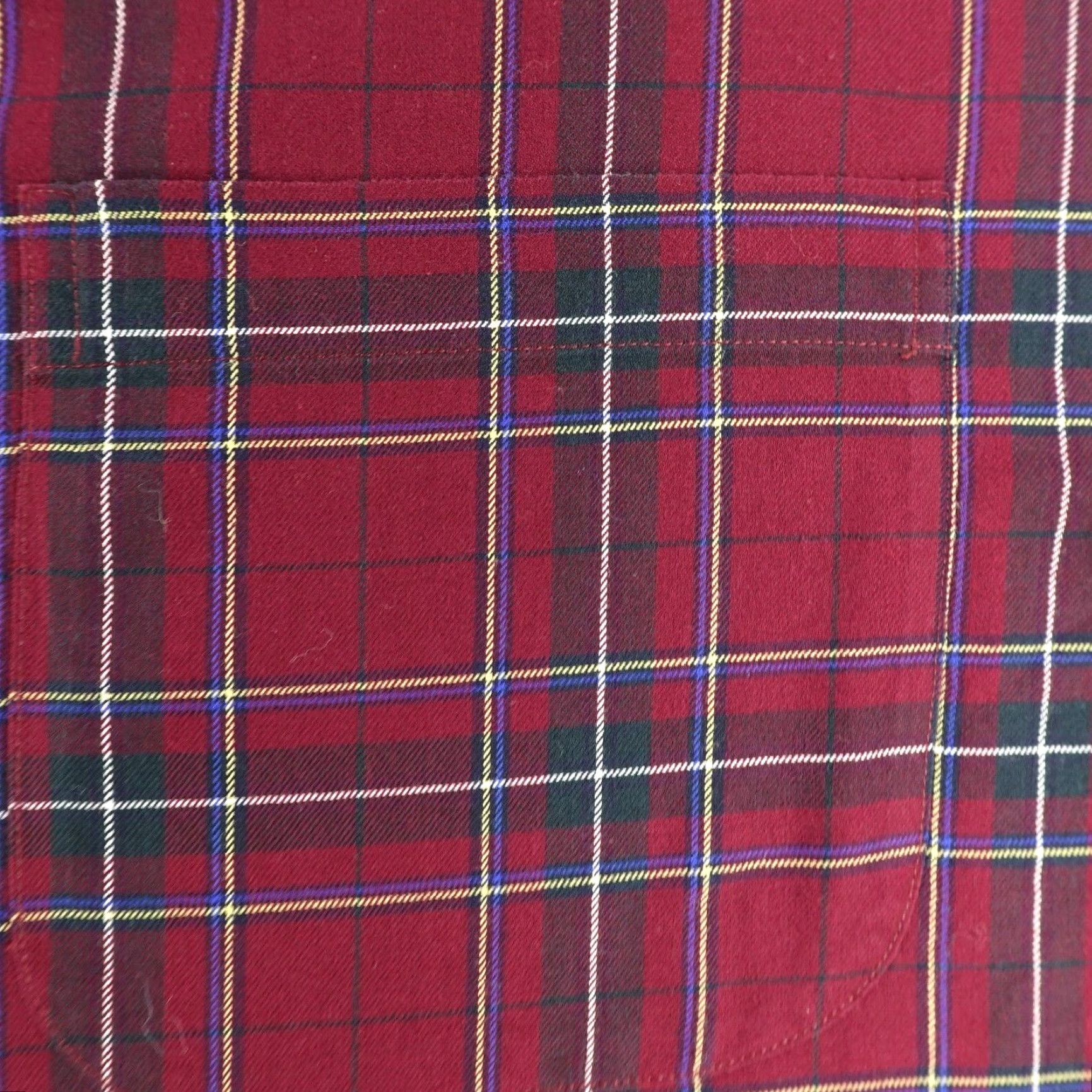 Brooks Brothers VINTAGE Brooks Brothers Shirt Mens M Red Green Tartan Plaid Non Iron 346 Button-Up Cotton Regular Collar-Down Pockets long Sleeve Size US M / EU 48-50 / 2 - 3 Thumbnail