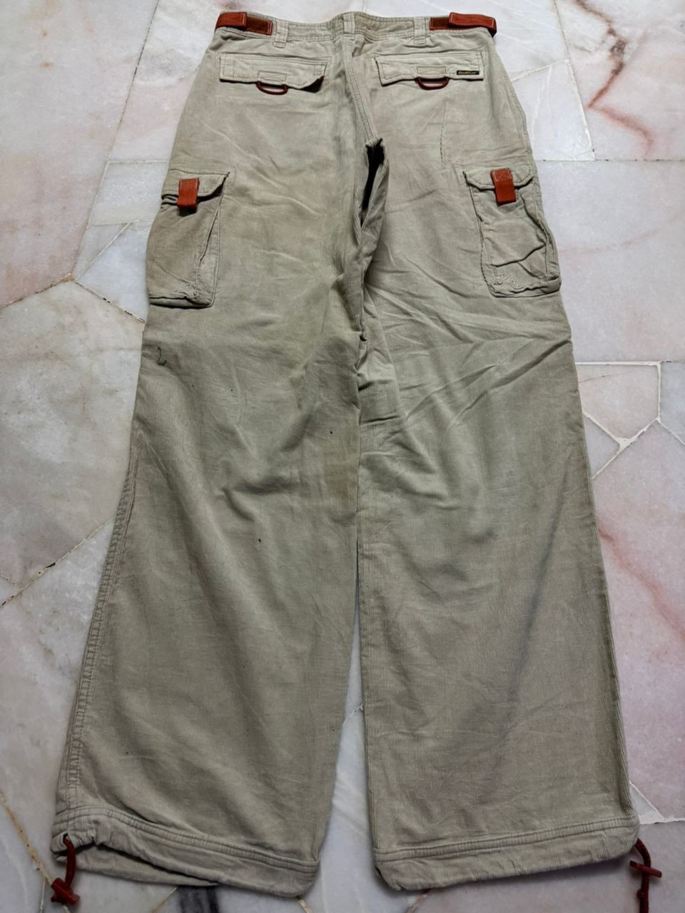Oshkosh 💥90s Oshkosh Cordoroi Tactical Parachute Cargo Double Knee Size US 31 - 15 Thumbnail