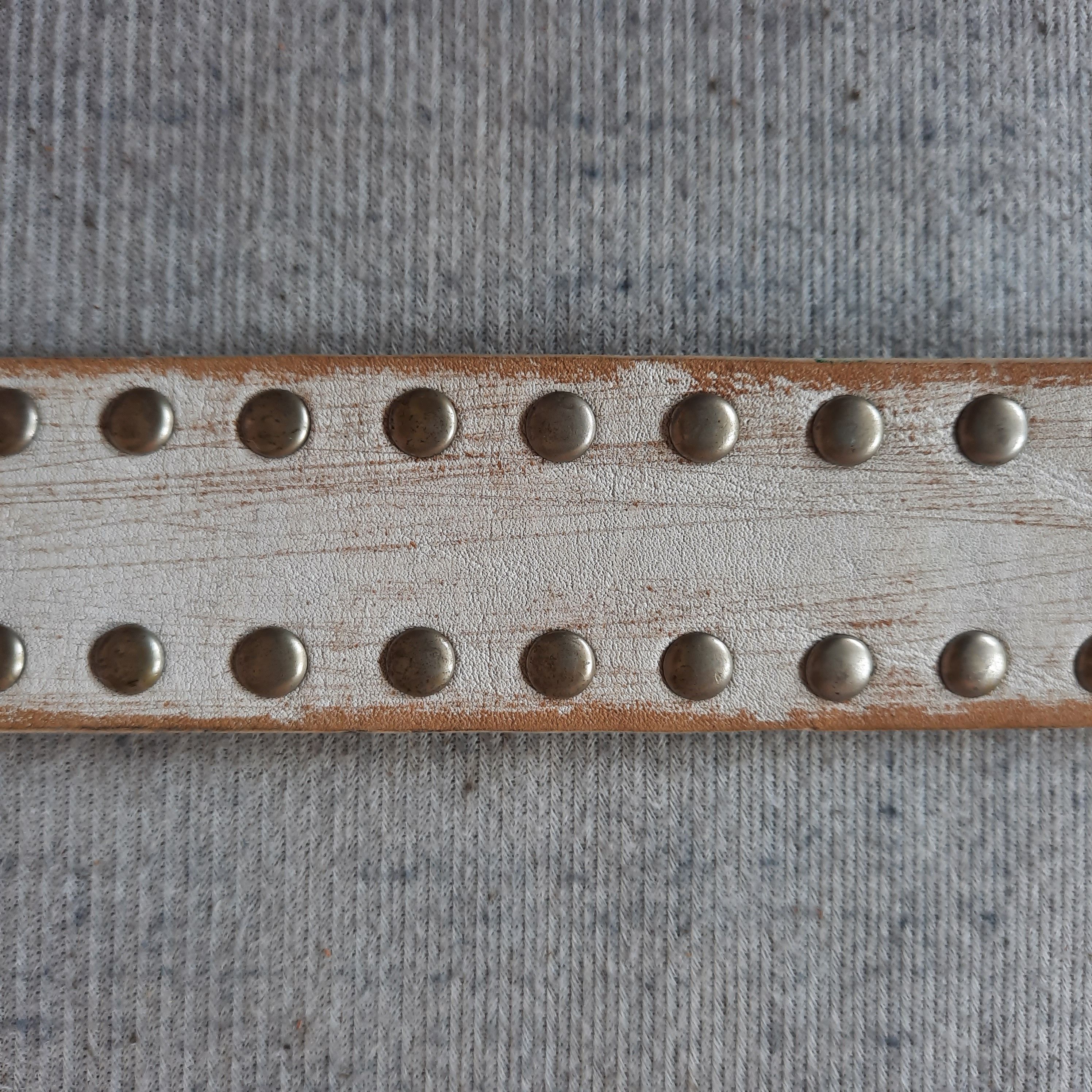 PPFM ☠️ Garrison stud punk rock style leather belt Size ONE SIZE - 5 Thumbnail