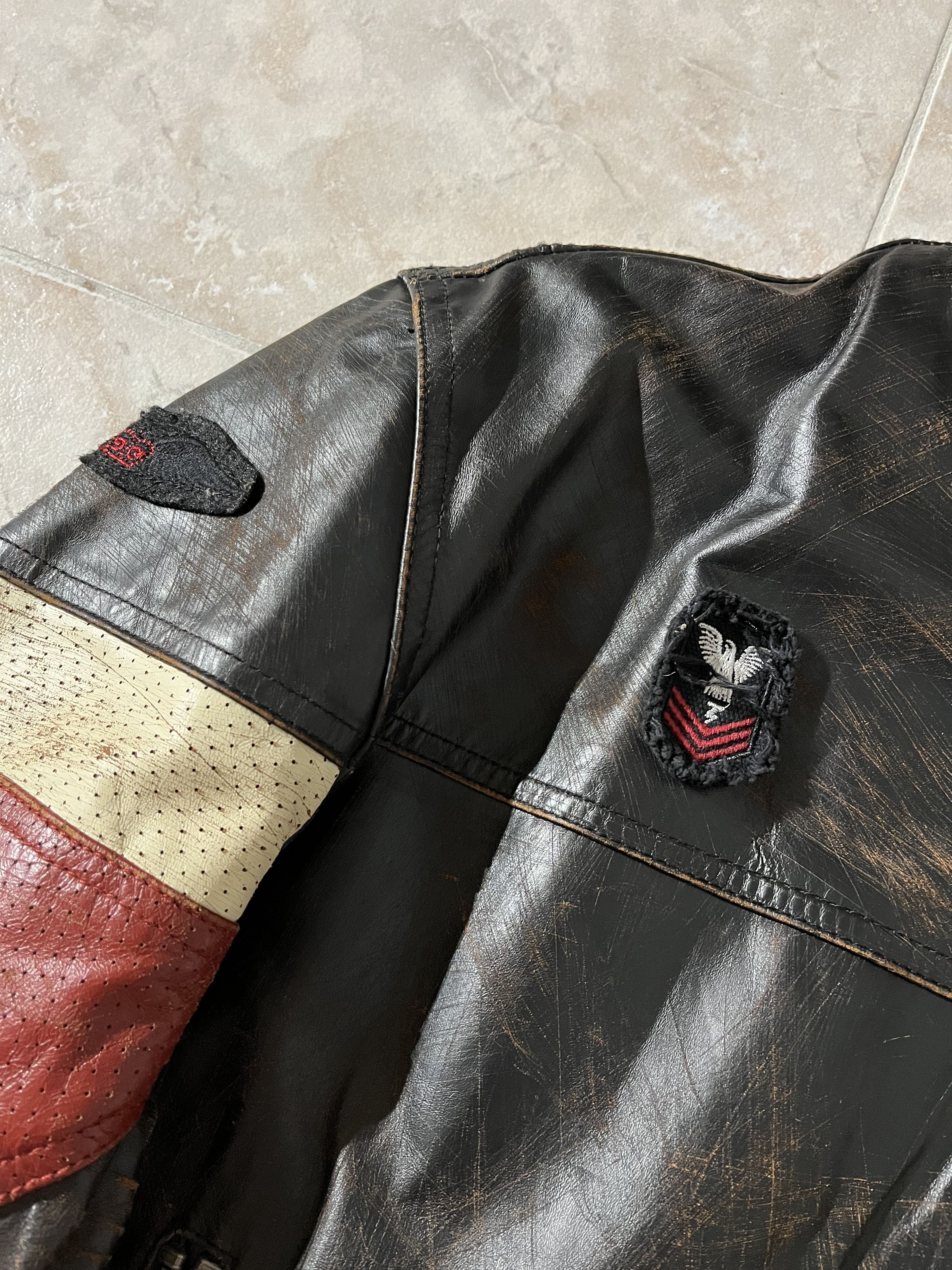 Other Berik Biker Leather Jacket Size US XL / EU 56 / 4 - 3 Thumbnail