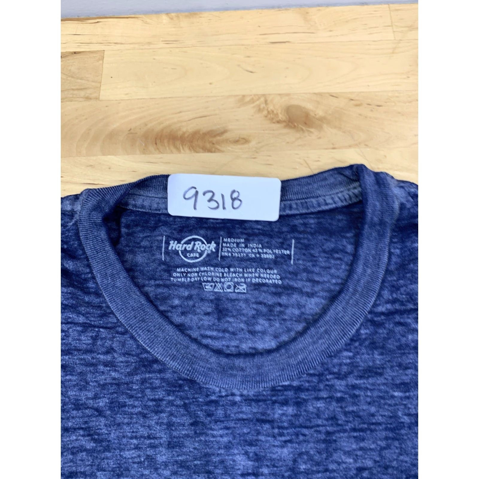 Hard Rock Cafe VINTAGE Hard Rock Cafe Dubai Boyfriend Tee Womens M Blue Short Sleeve Crew Neck T-Shirt Casual Shirt(NWT) Size 32" / US 10 / IT 46 - 3 Thumbnail
