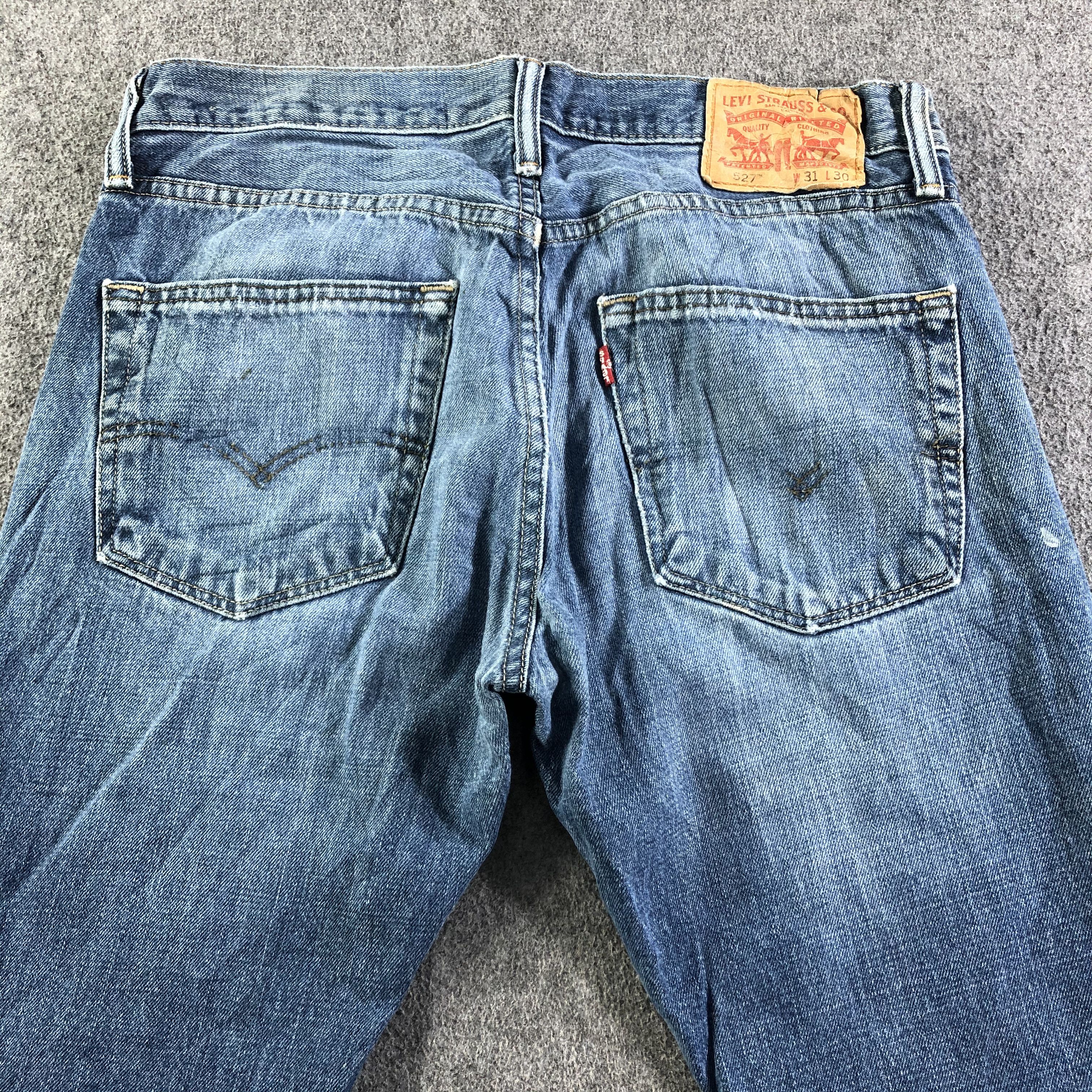 Levi's Vintage Blue Wash Levis 527 Jeans-J3179 Size US 32 / EU 48 - 4 Thumbnail
