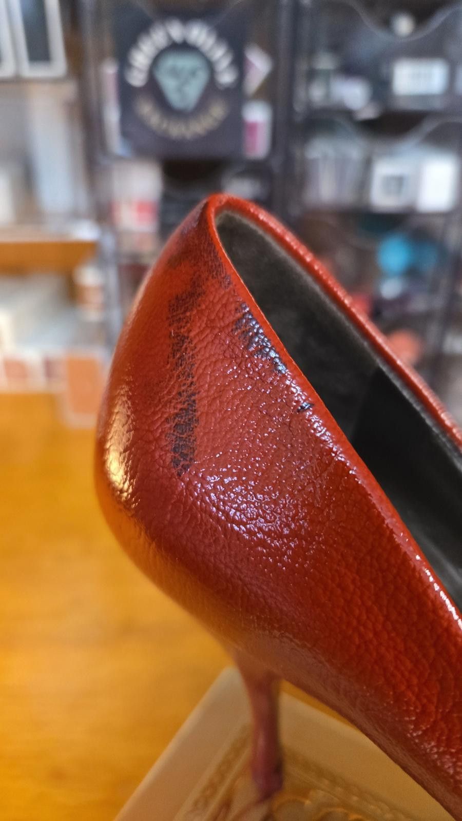 Salvatore Ferragamo 🔥 Salvatore Ferragamo Red Vara Bow High Heels 🔥 Size US 7 / IT 37 - 5 Thumbnail