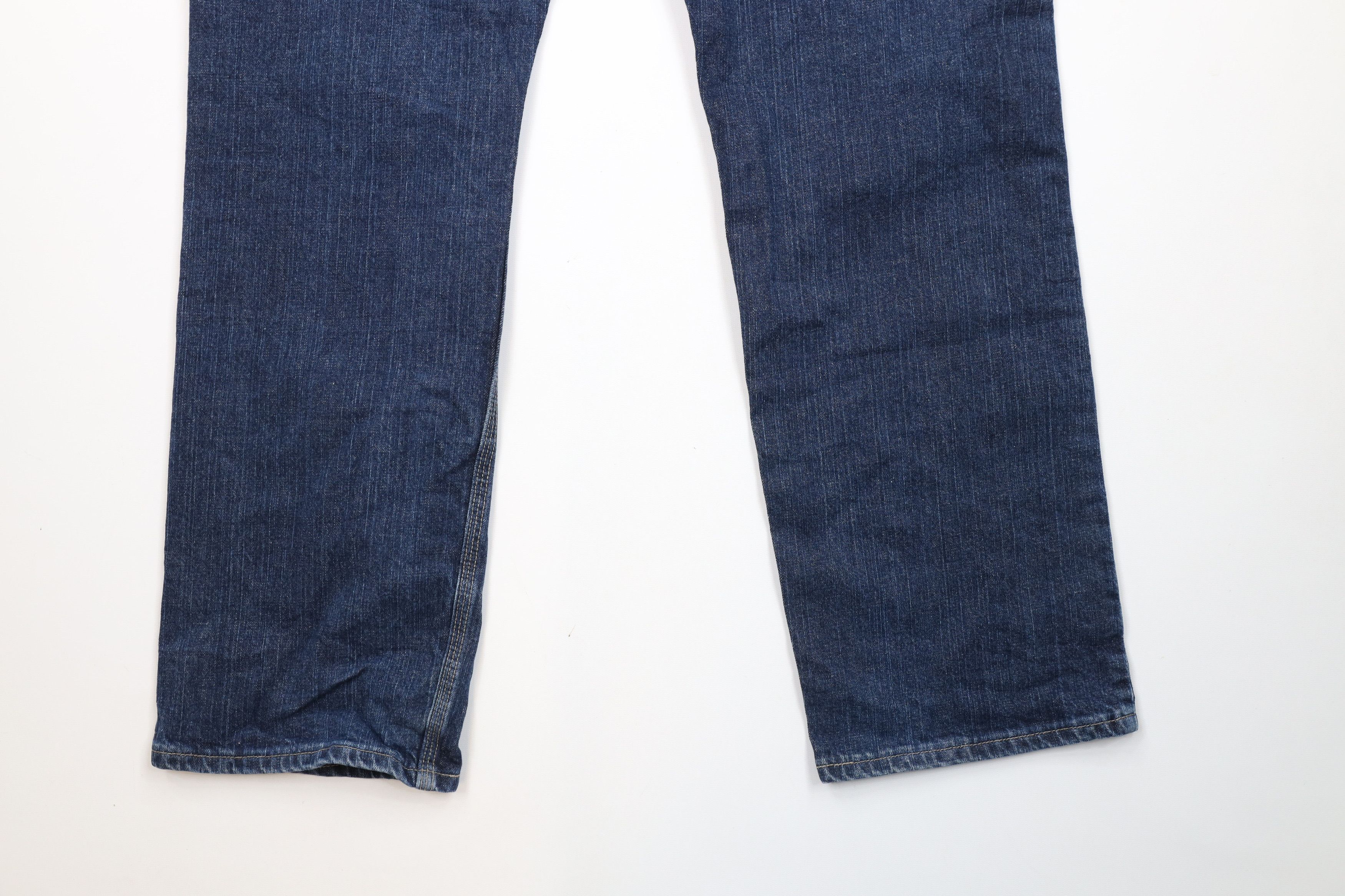 Carhartt × Vintage Vintage Y2K Carhartt FR Resistant Wide Leg Denim Jeans Blue Size US 38 / EU 54 - 14 Thumbnail